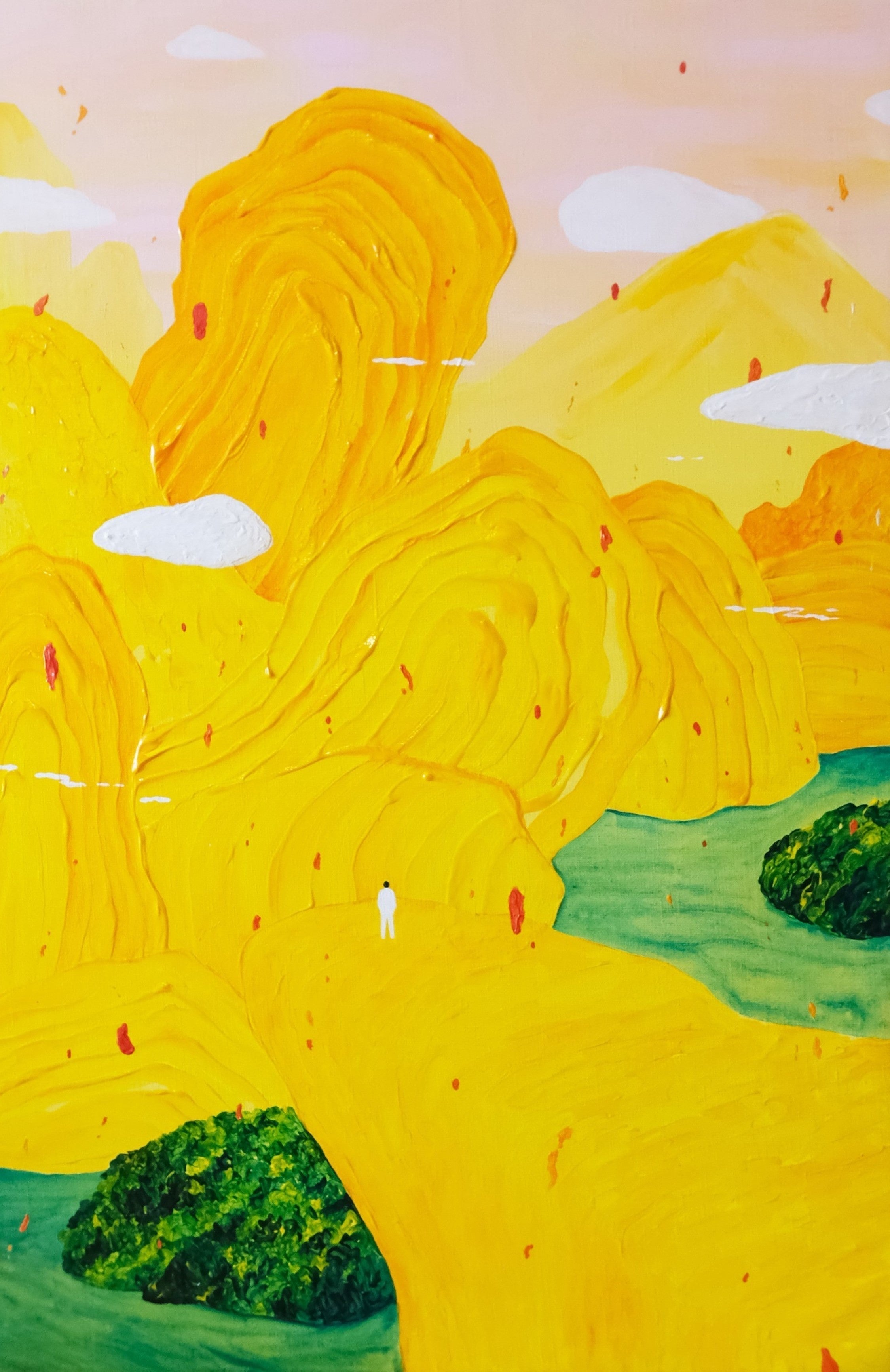 尾形月耕による浮世絵「Sugawara no Michizane on top of the
