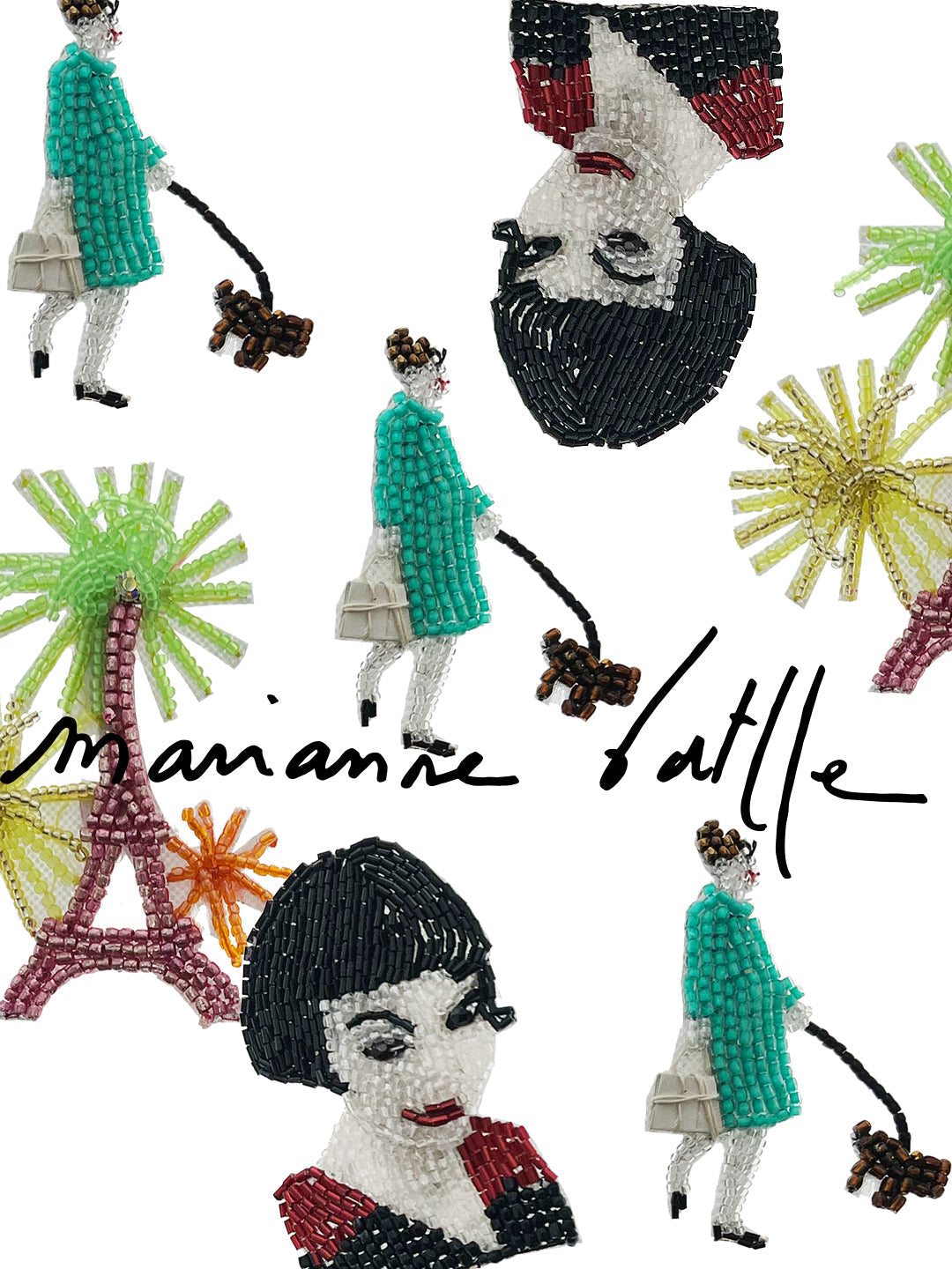 史上最も激安 GINZA】Marianne 4月25 Batlle（マリアンヌ・バトル）ブローチ展 アクセサリー