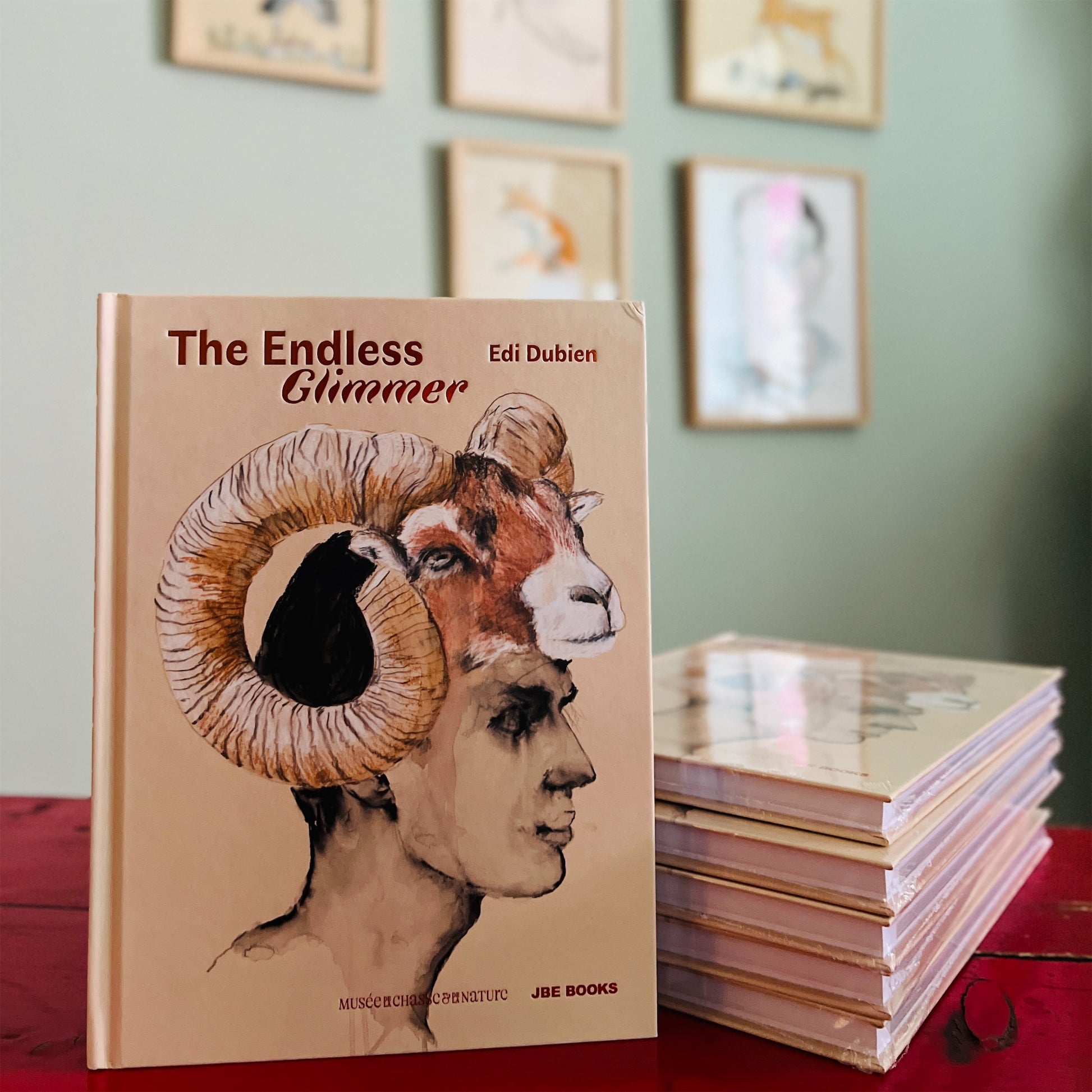 エディ・ドミニク・デュビアン 子供と怪獣 原画 キャンバスアート