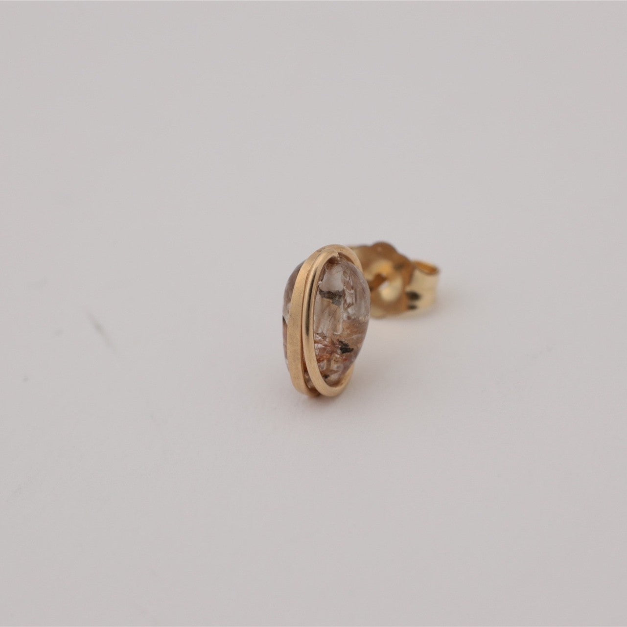 【Mary MacGil 】Rutilated Quartz PIERCE
