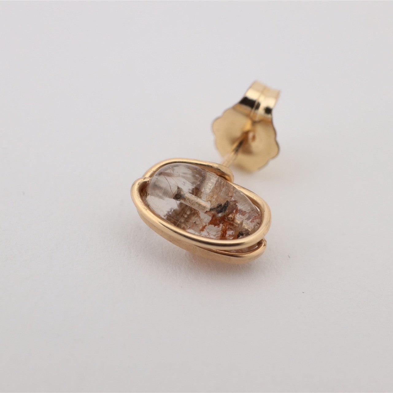 【Mary MacGil 】Rutilated Quartz PIERCE