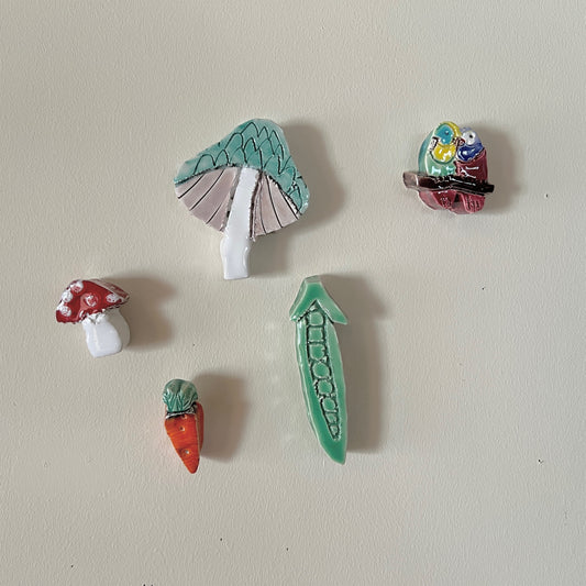 【MV% ceramics design】BUDGIES