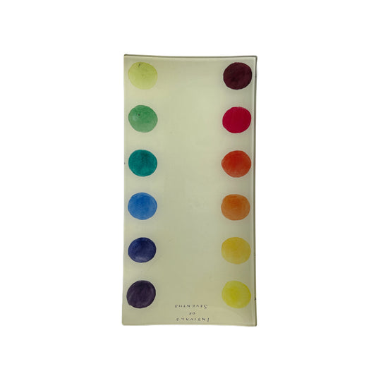 【JOHN DERIAN】デコパージュプレート Intervals of Sevenths (Color Dots)