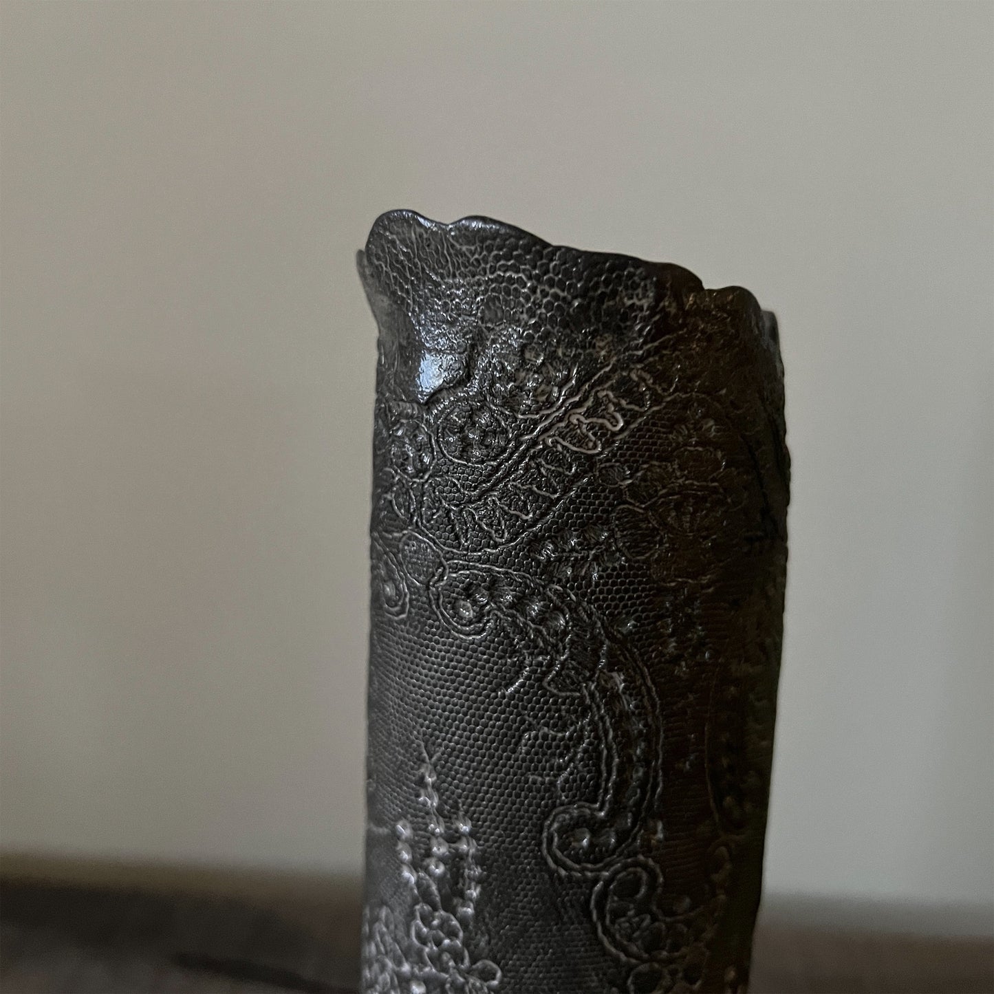 【Valerie Casado】フラワーベースC-Vase Medium_Noir-1