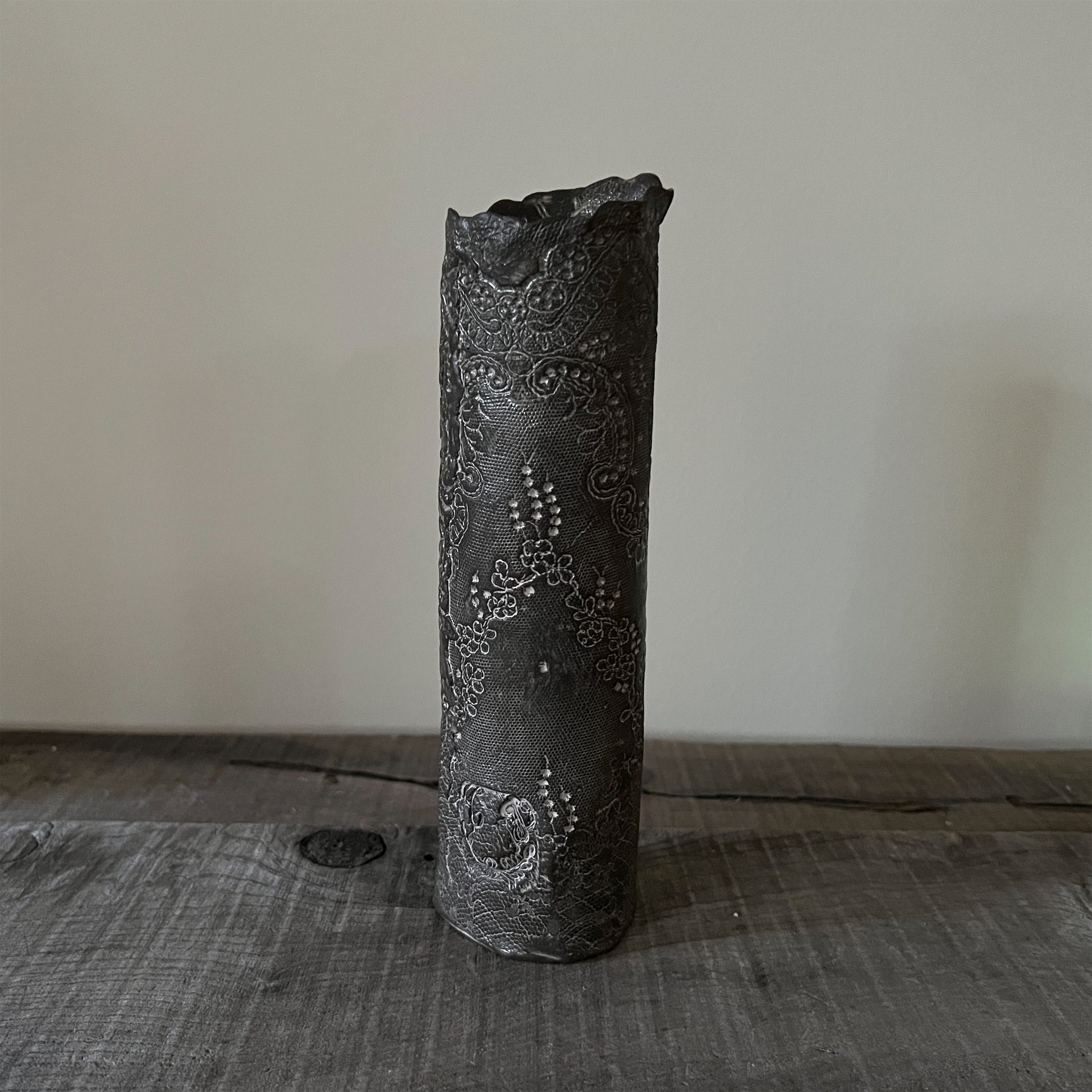 【Valerie Casado】フラワーベースC-Vase Medium_Noir-1