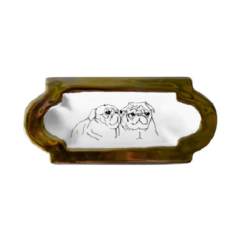 【Kuhn Keramik】アッシュトレイ Brandenburg glam' long ashtray