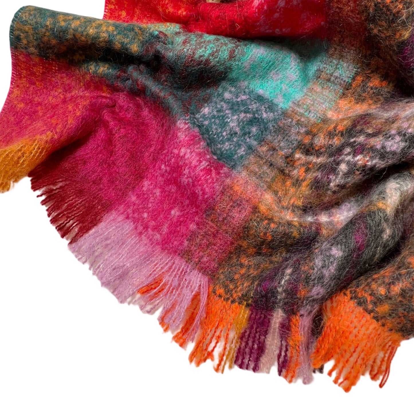 【Sayoko.M】ストール cape shirring Q18 orange