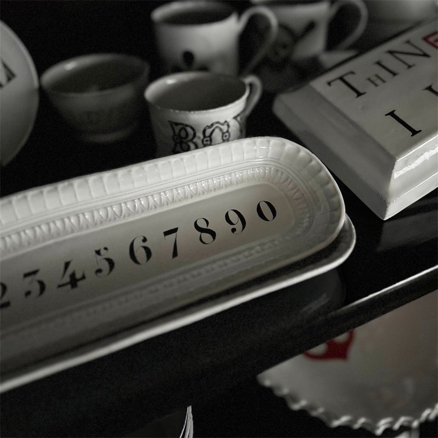 【Astier de Villatte】John Numbers Platter