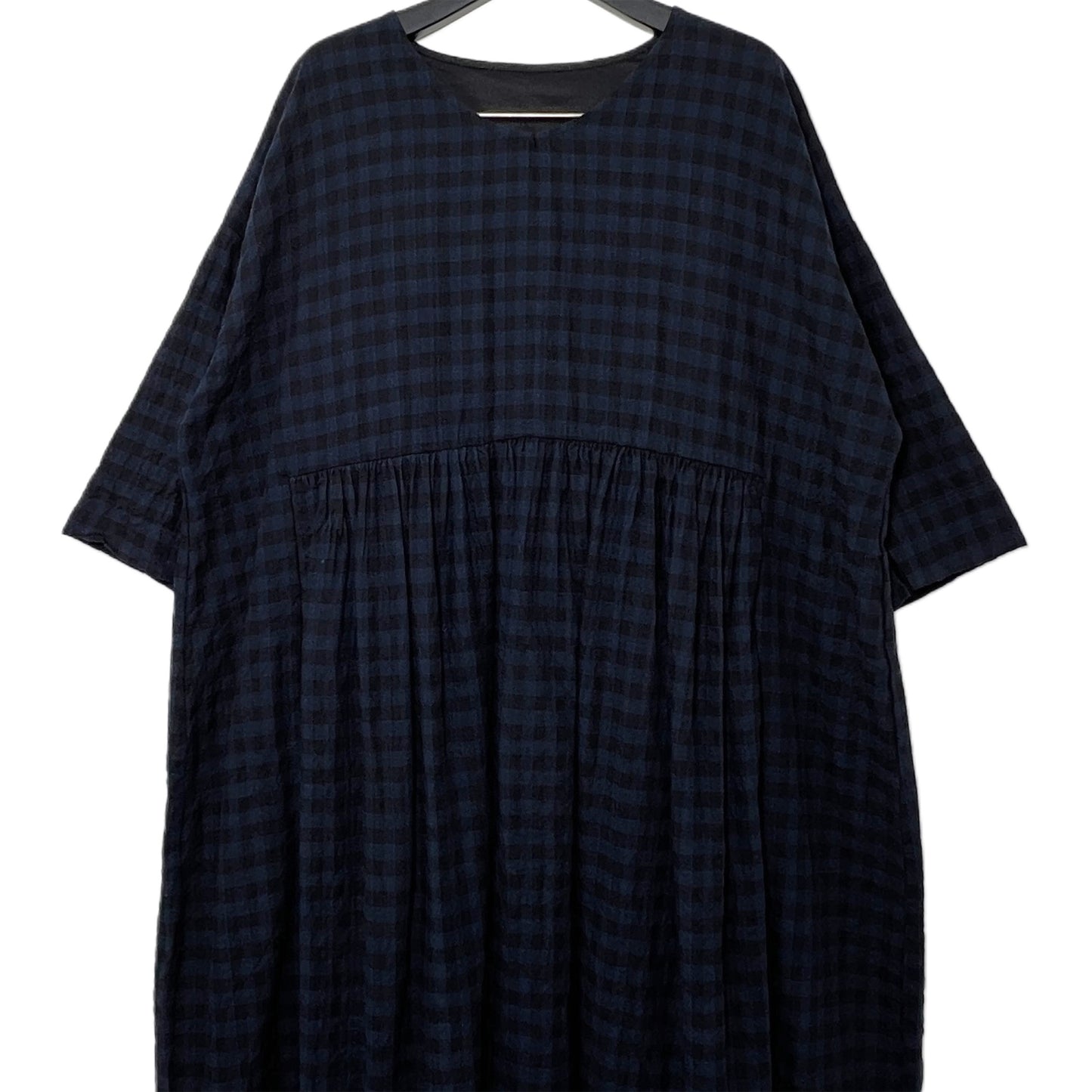 【H+ HANNOH WESSEL】Dress Dominique_Navy/Black Chrck15/17C