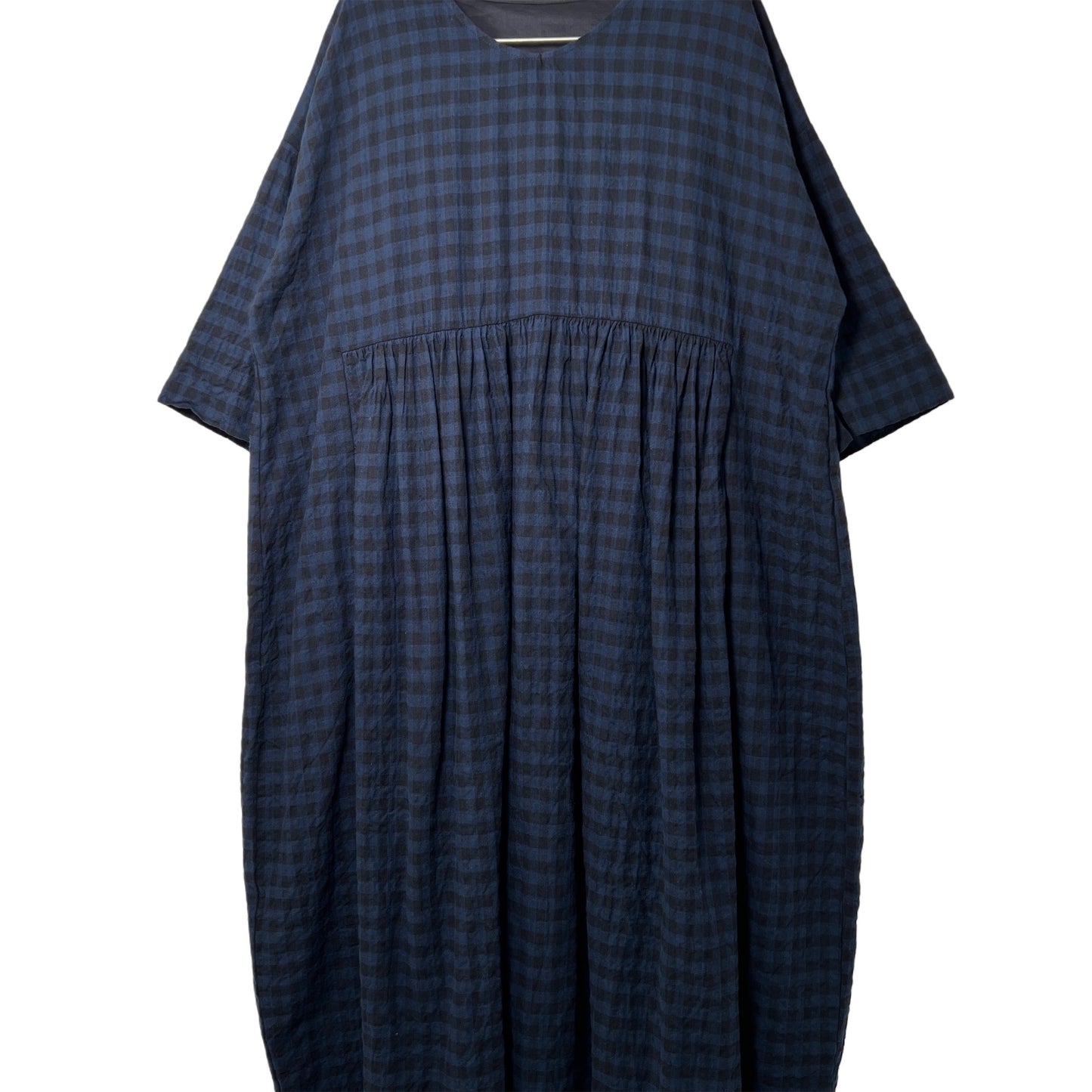 【H+ HANNOH WESSEL】Dress Dominique_Navy/Black Chrck15/17C
