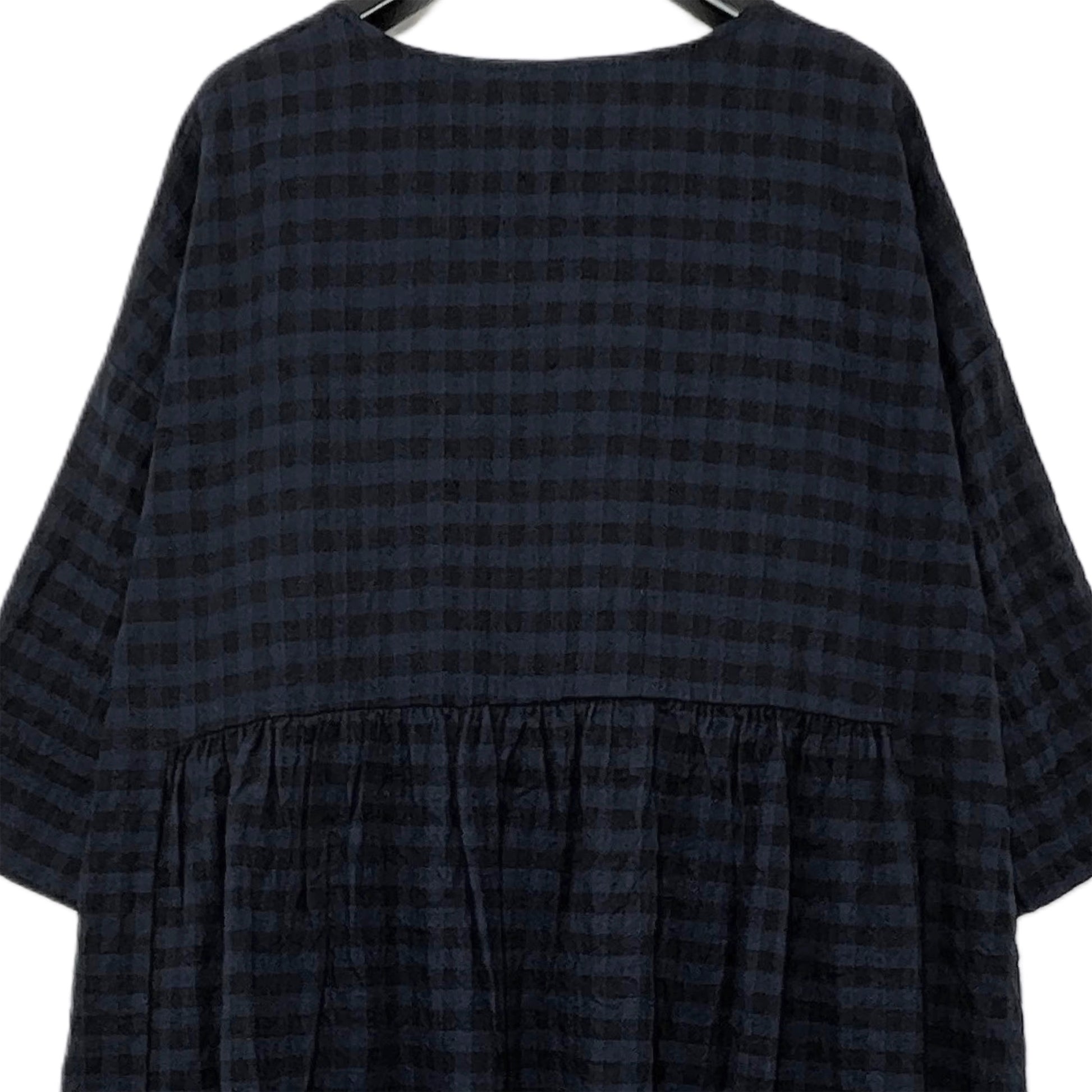 【H+ HANNOH WESSEL】Dress Dominique_Navy/Black Chrck15/17C