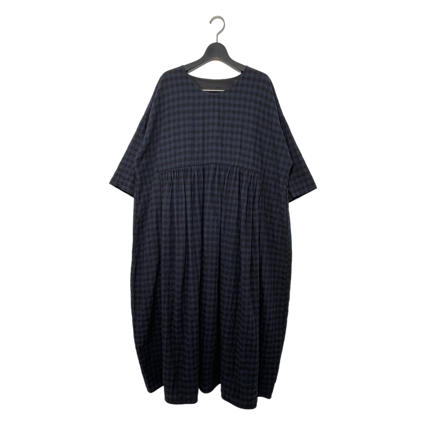 【H+ HANNOH WESSEL】Dress Dominique_Navy/Black Chrck15/17C