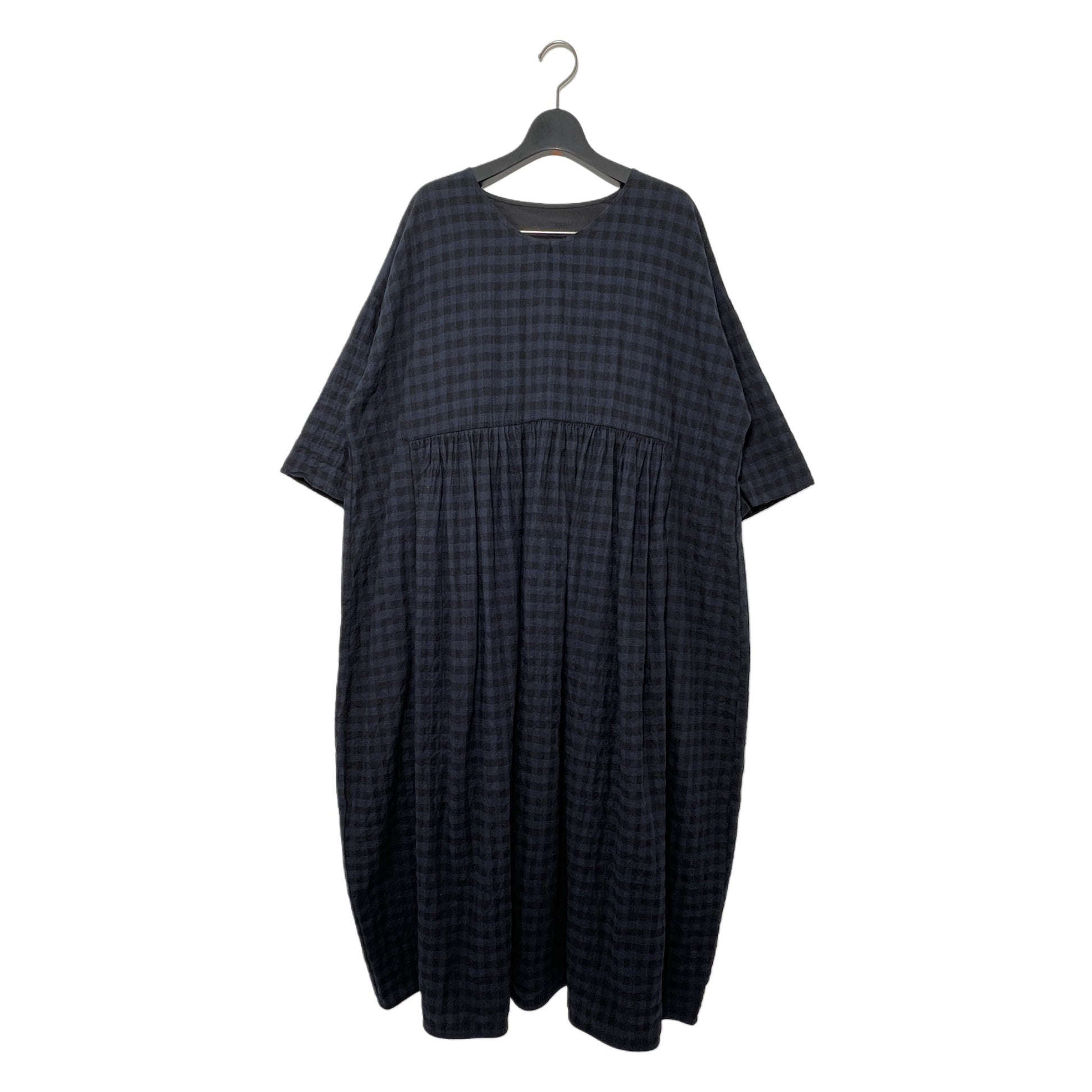 【H+ HANNOH WESSEL】Dress Dominique_Navy/Black Chrck15/17C