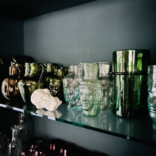 【La Soufflerie】フラワーベース Simon Wall-Mounted Vase Vert Fume