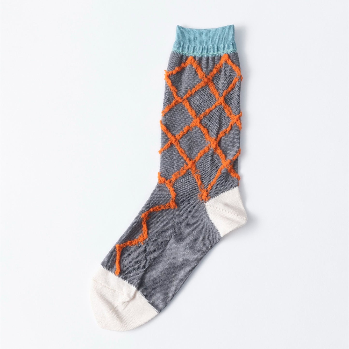 【TRICOTE】DIAMOND SHAPE FLUFFY SOCKS