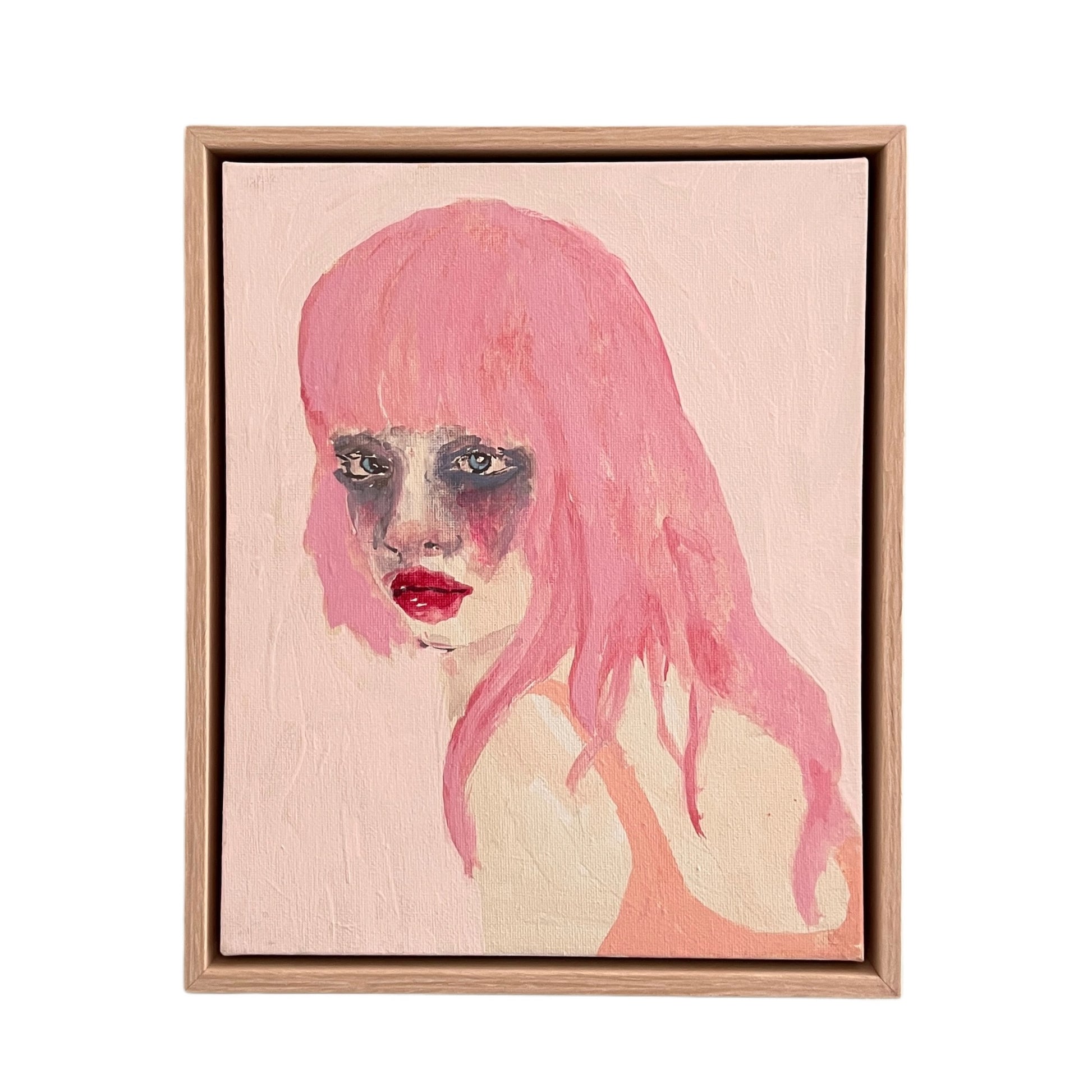 【益山 航士】girl with pink hair