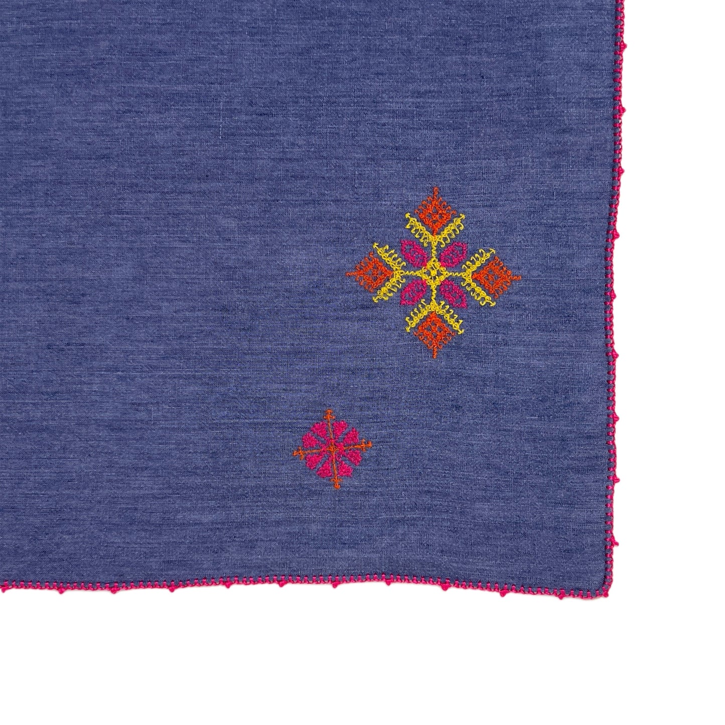 【Leo Atlante】刺繍ランチョンマット blue