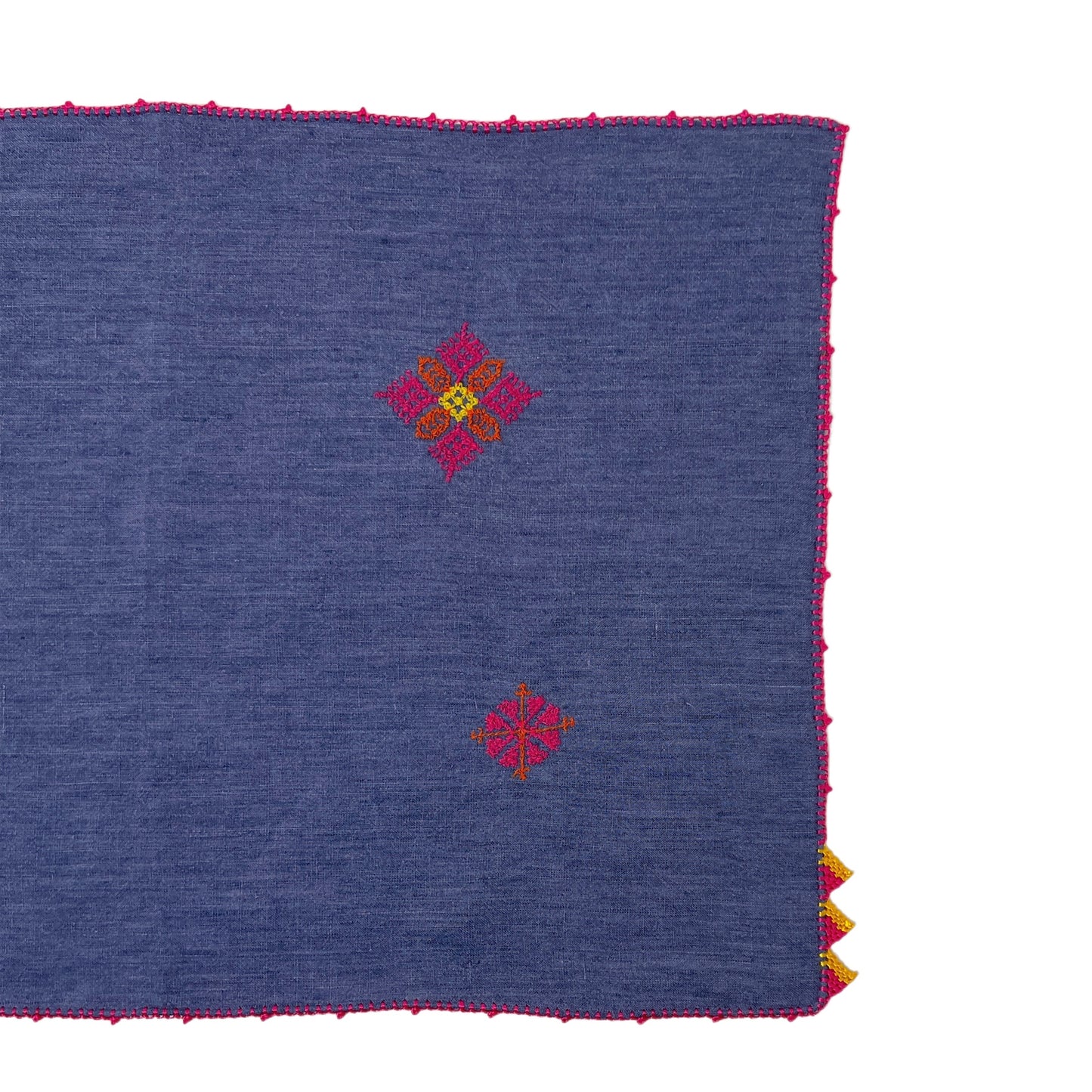 【Leo Atlante】刺繍ランチョンマット blue