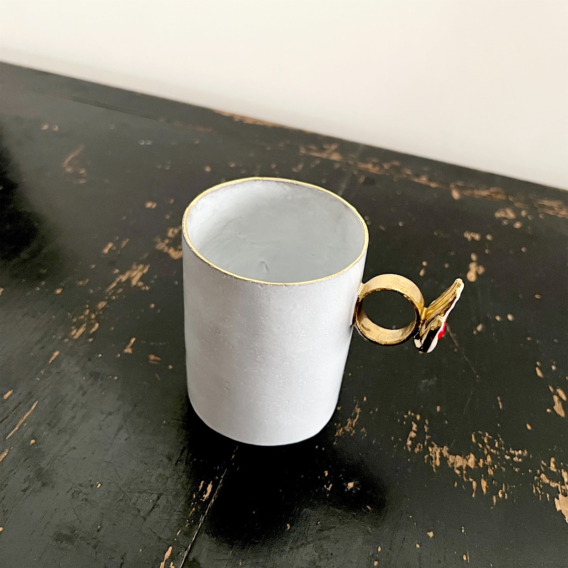 【Astier de Villatte】Heart on Hand Ring Cup