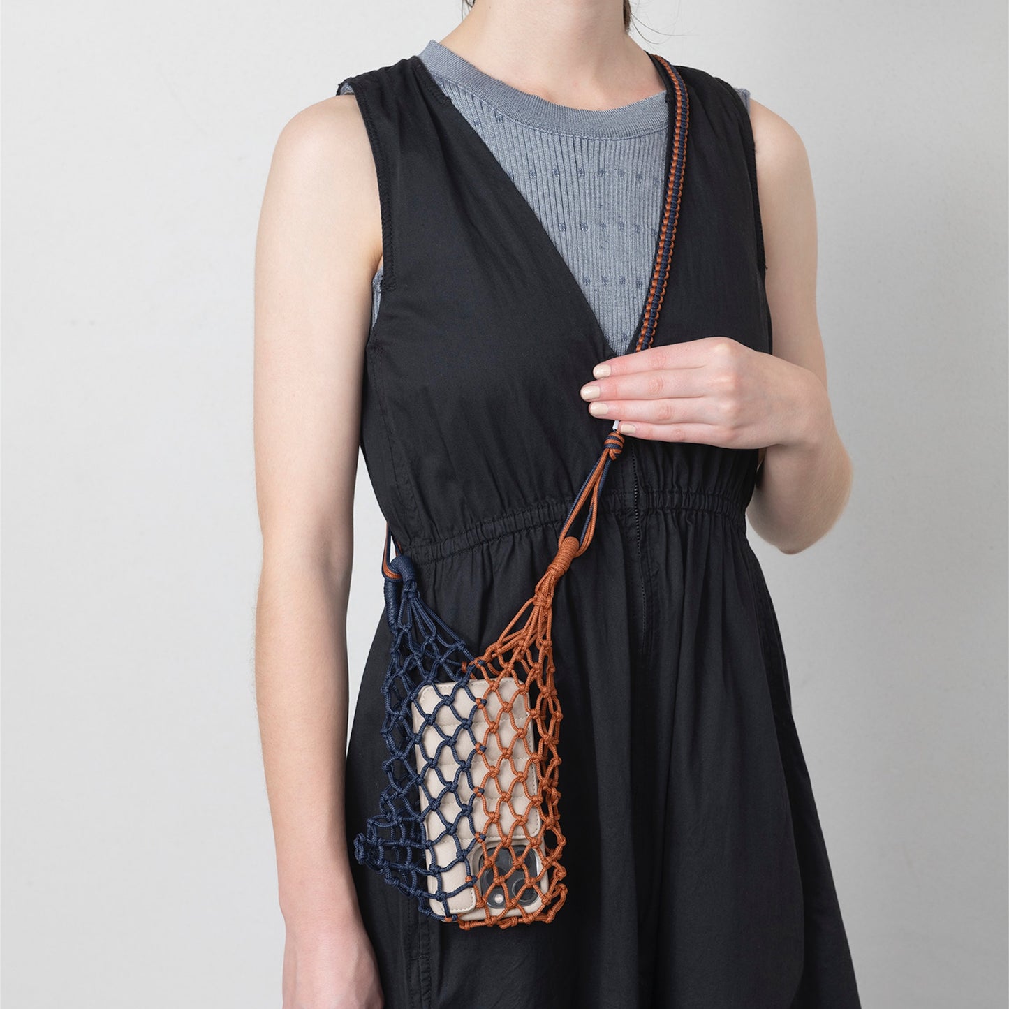 【TRICOTE】BICOLOR MACRAME BAG