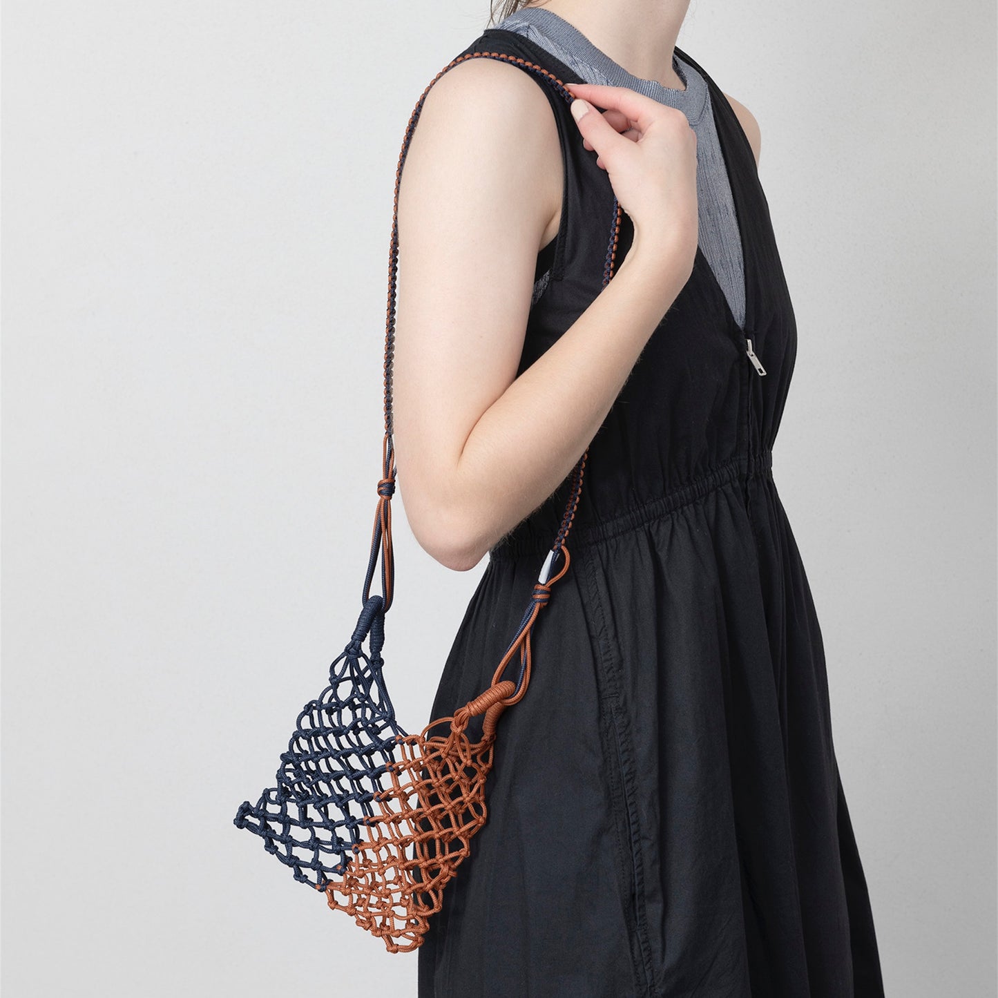 【TRICOTE】BICOLOR MACRAME BAG