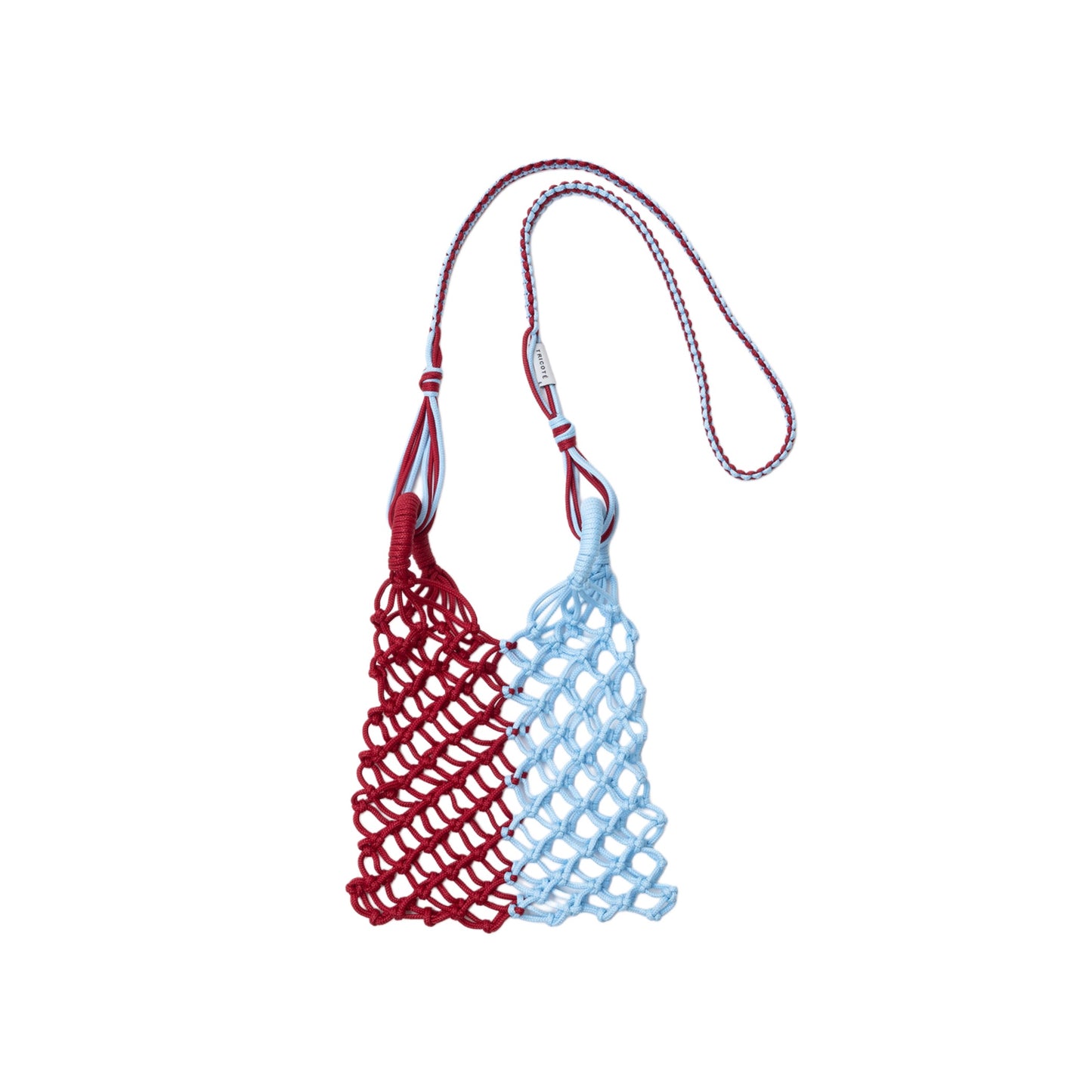【TRICOTE】BICOLOR MACRAME BAG