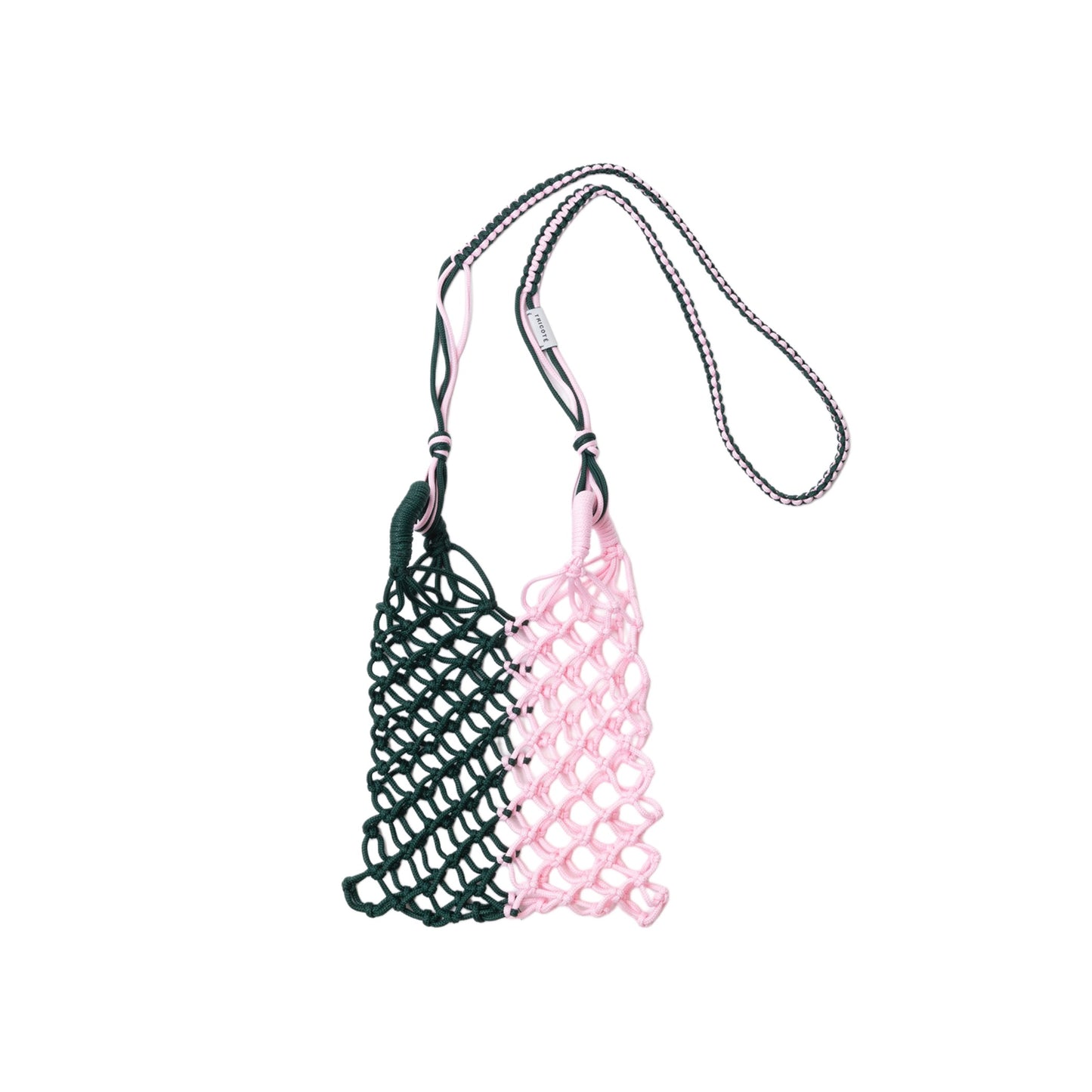 【TRICOTE】BICOLOR MACRAME BAG