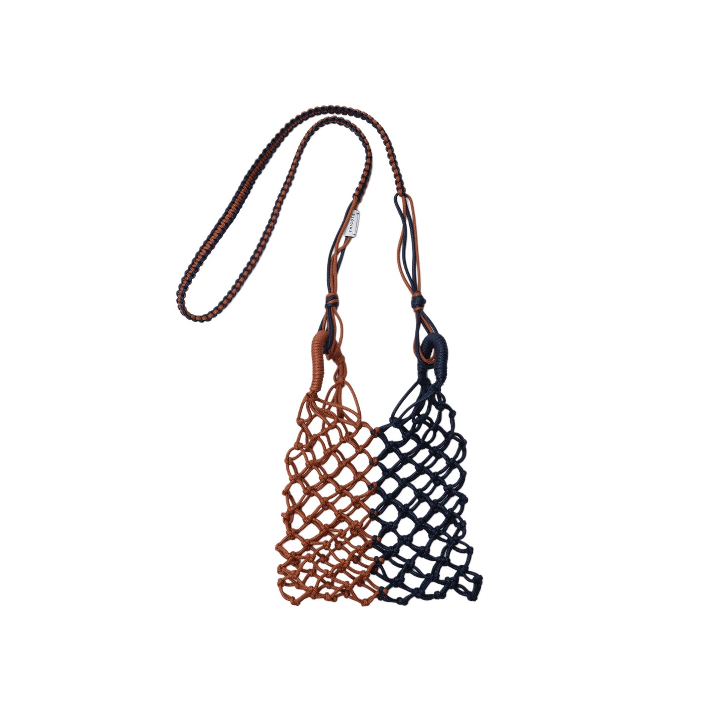 【TRICOTE】BICOLOR MACRAME BAG