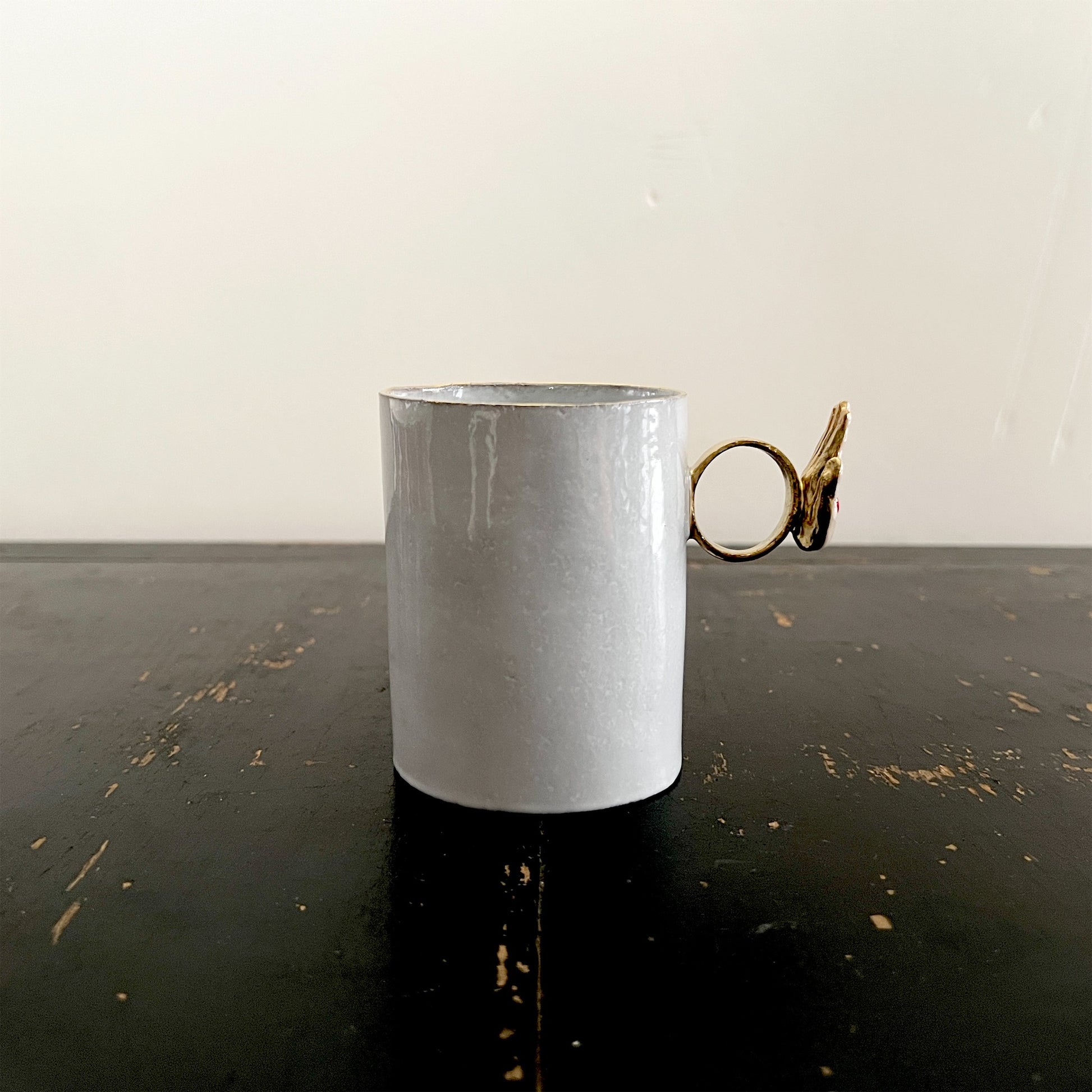 【Astier de Villatte】Heart on Hand Ring Cup
