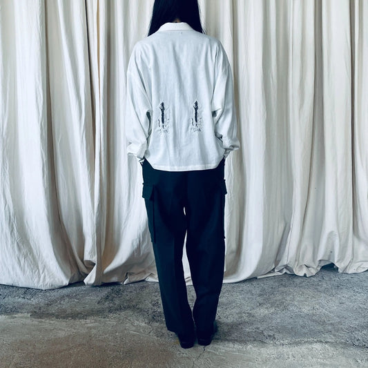 【ohta】ika white shirts st-116W