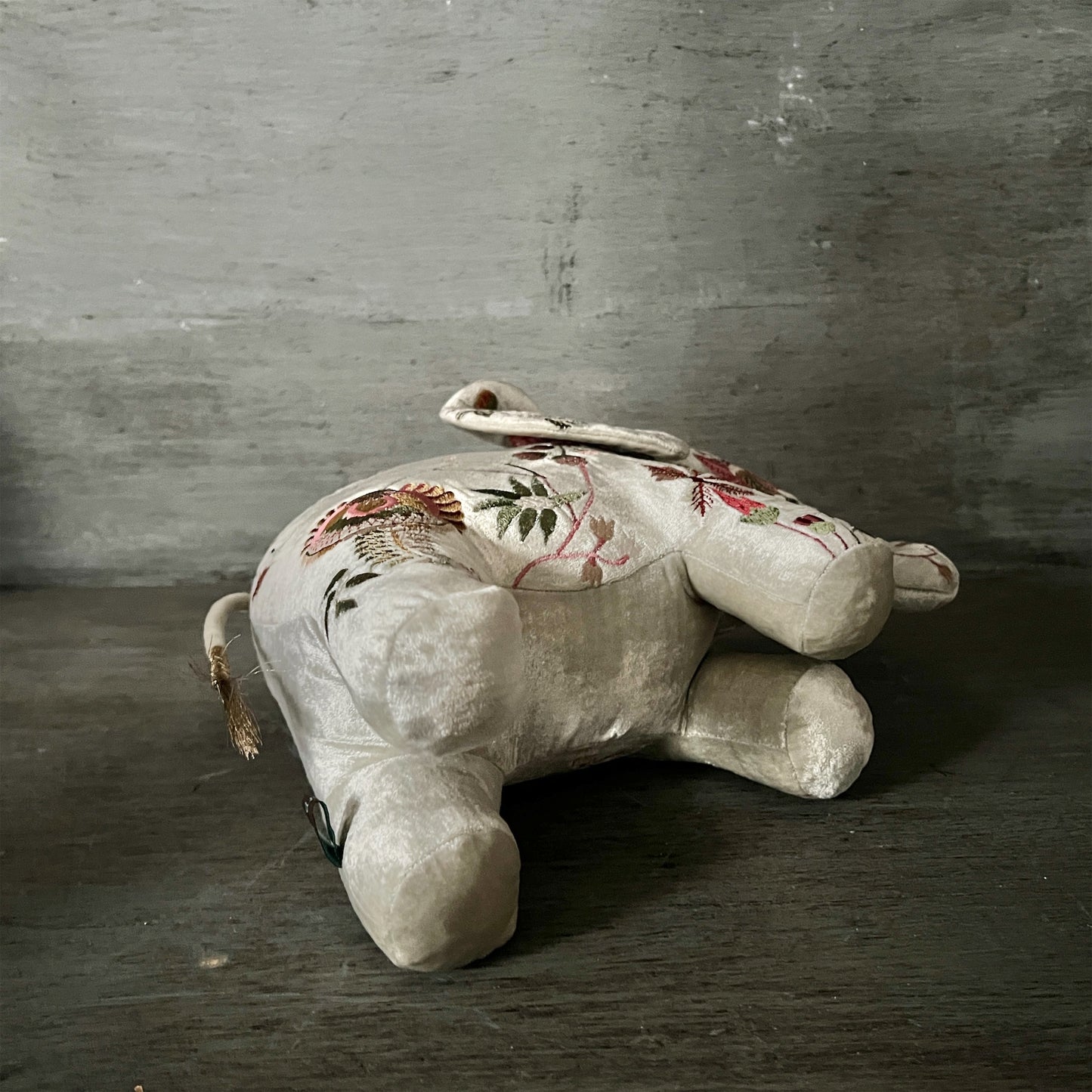 【Anke Drechsel】シルクベルベット Elephant_S.Blue