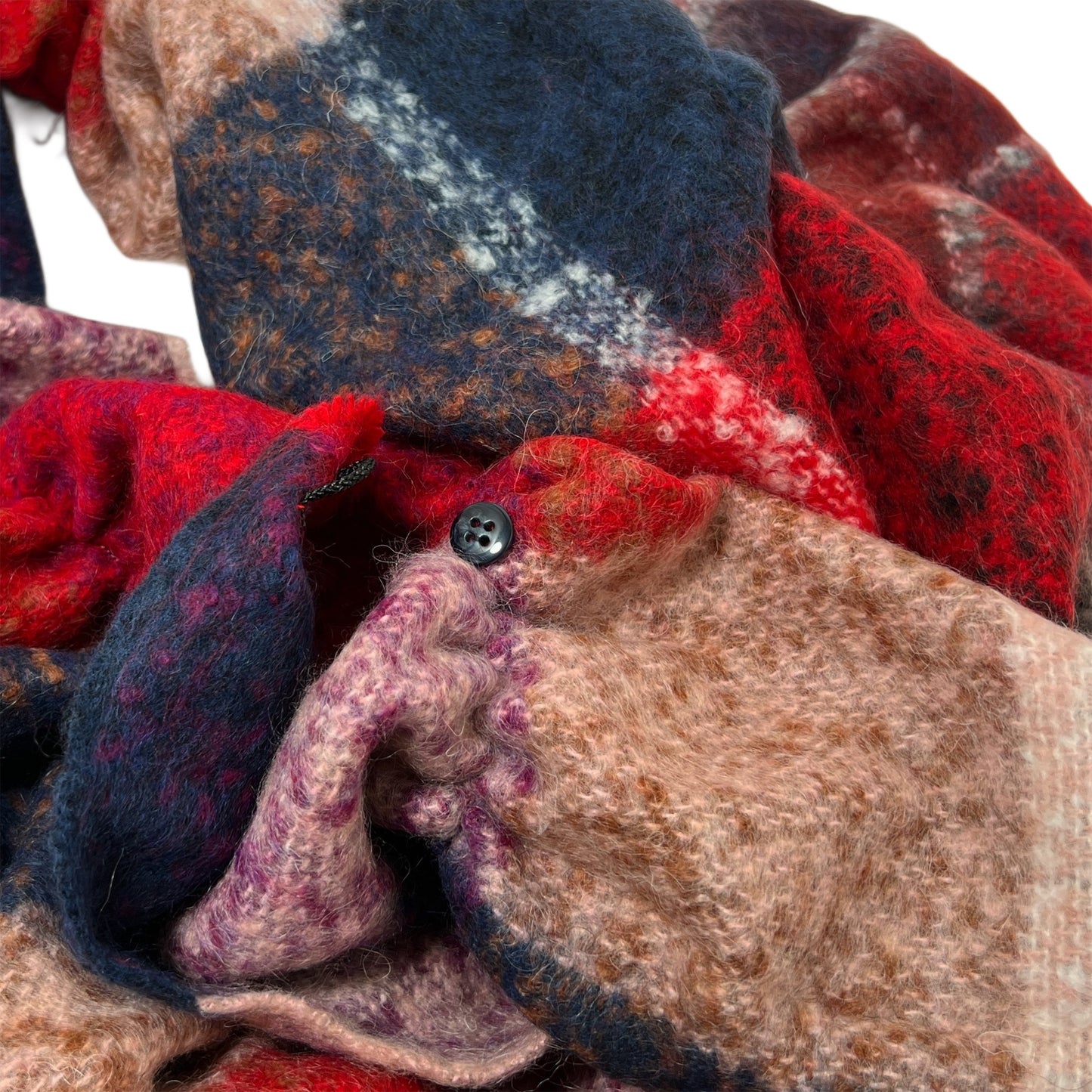 【Sayoko.M】cape shirring M01 red