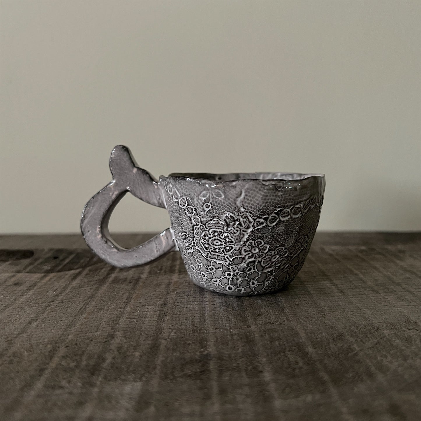【 Valerie Casado】ティーカップ C-Tasse a The_Noir-3