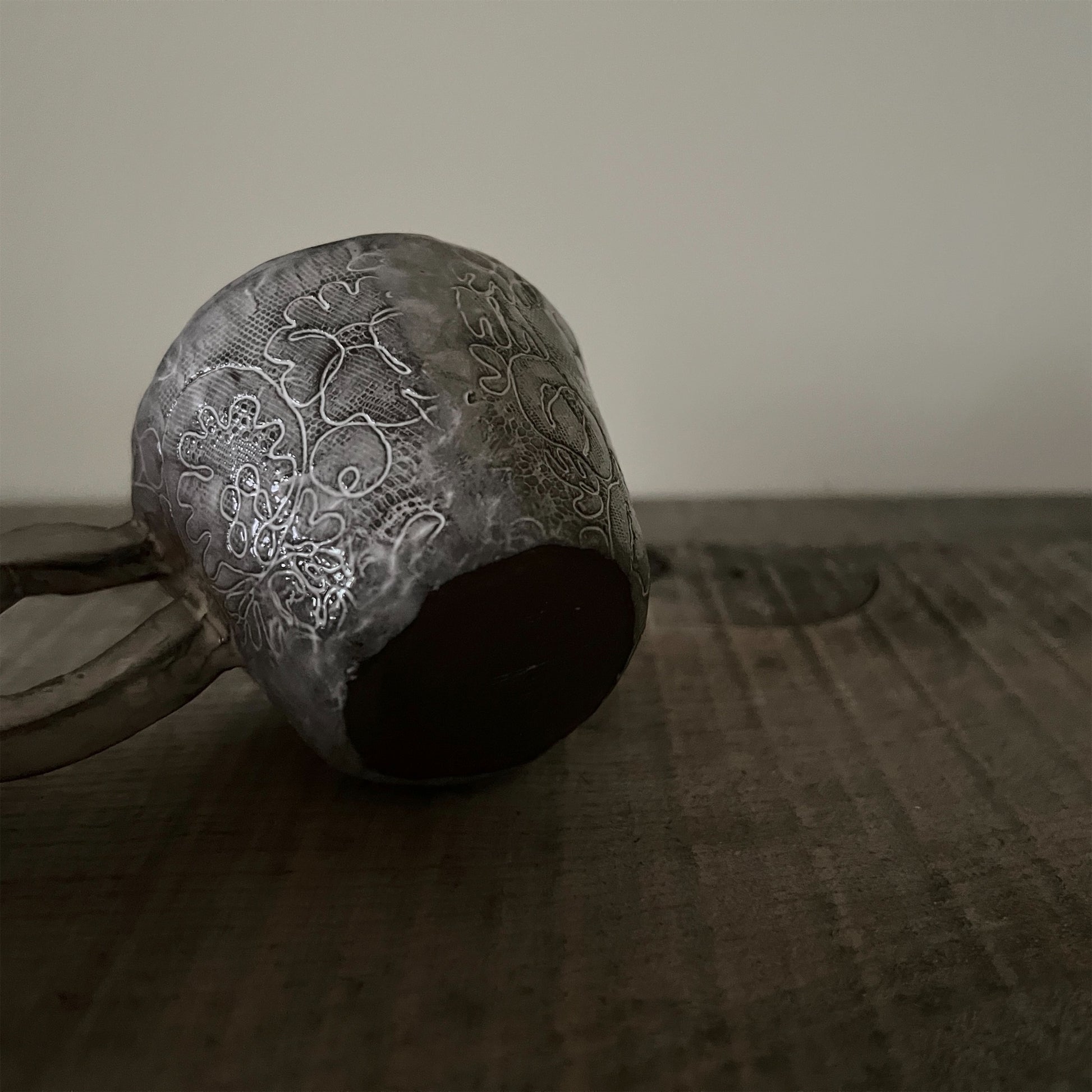 【 Valerie Casado】ティーカップ C-Tasse a The_Noir-1