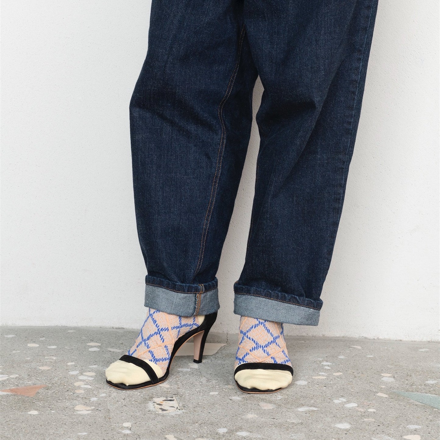 【TRICOTE】ARGYLE BUMPY SOCKS