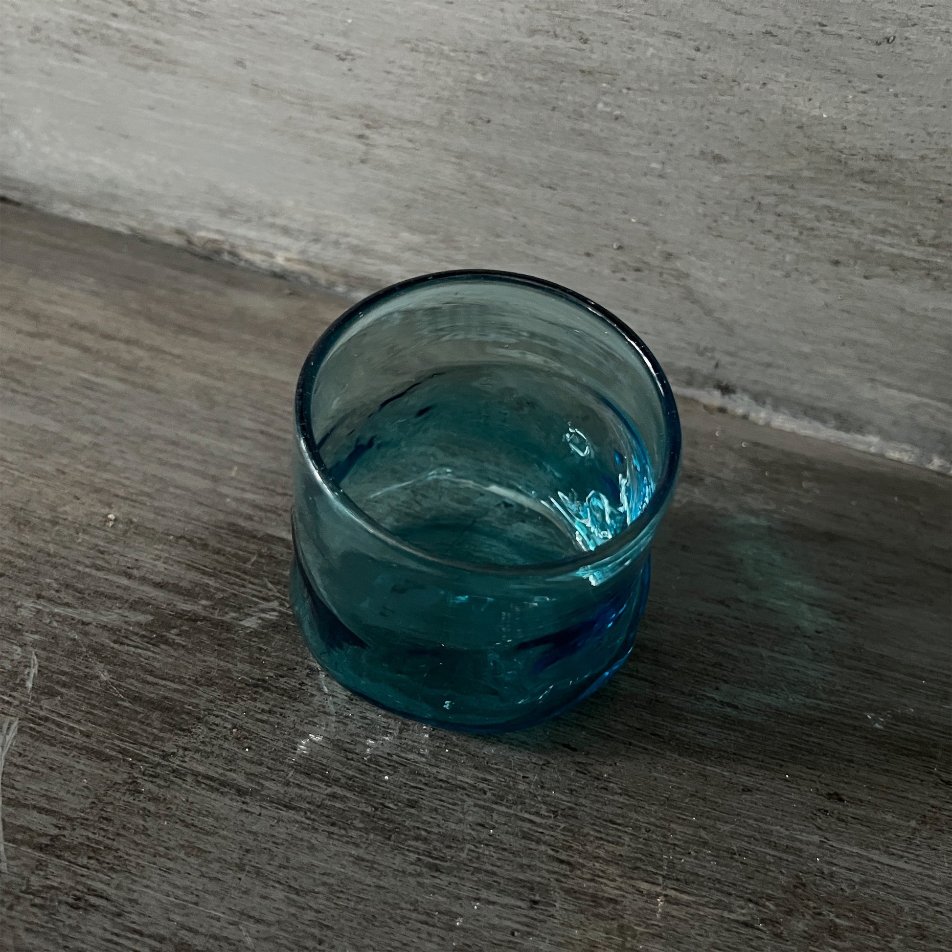 【La Soufflerie】グラス Rock Glass Turquoise