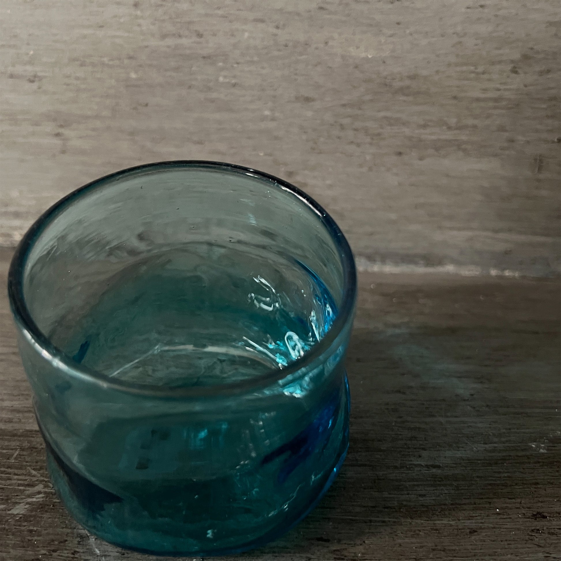 【La Soufflerie】グラス Rock Glass Turquoise