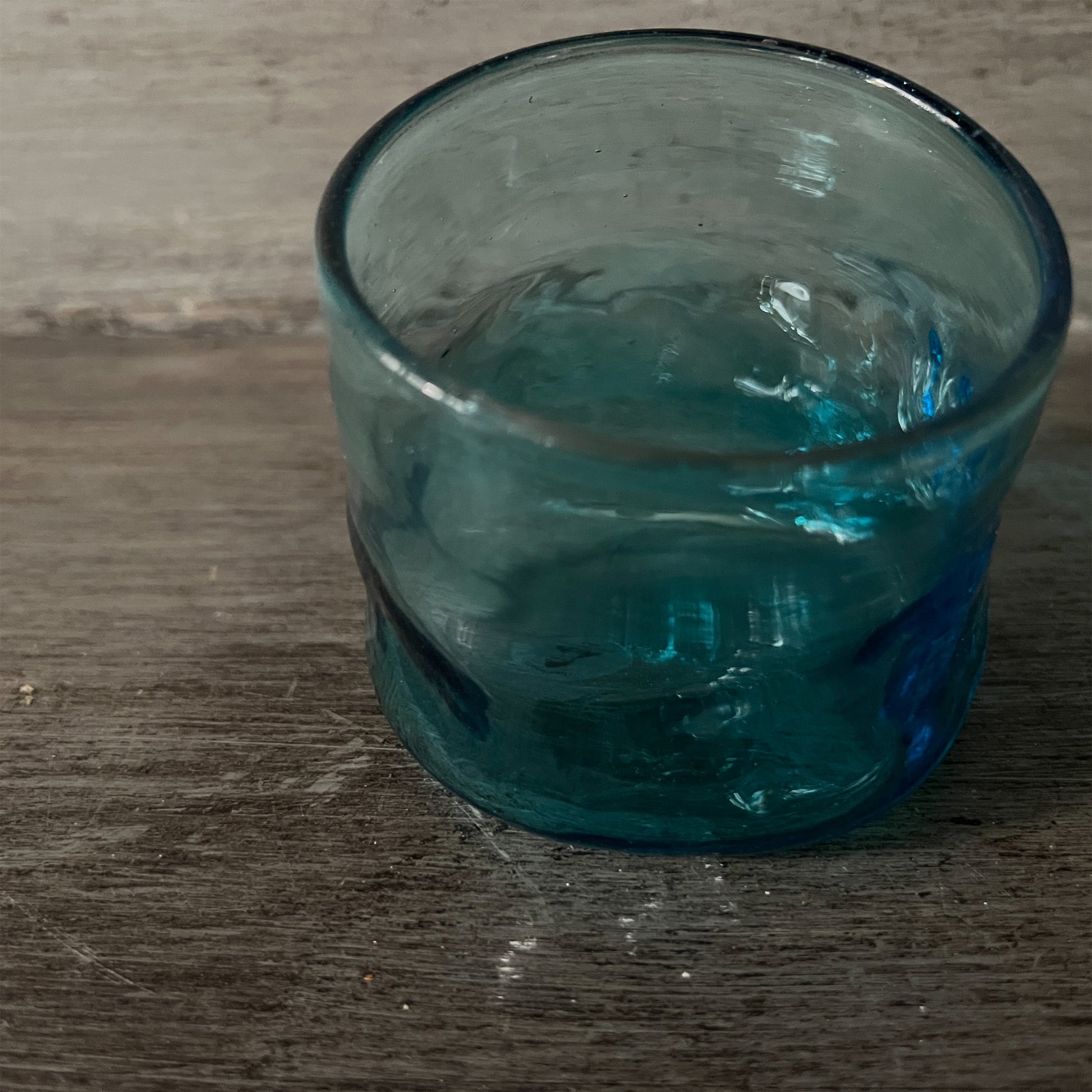 【La Soufflerie】グラス Rock Glass Turquoise
