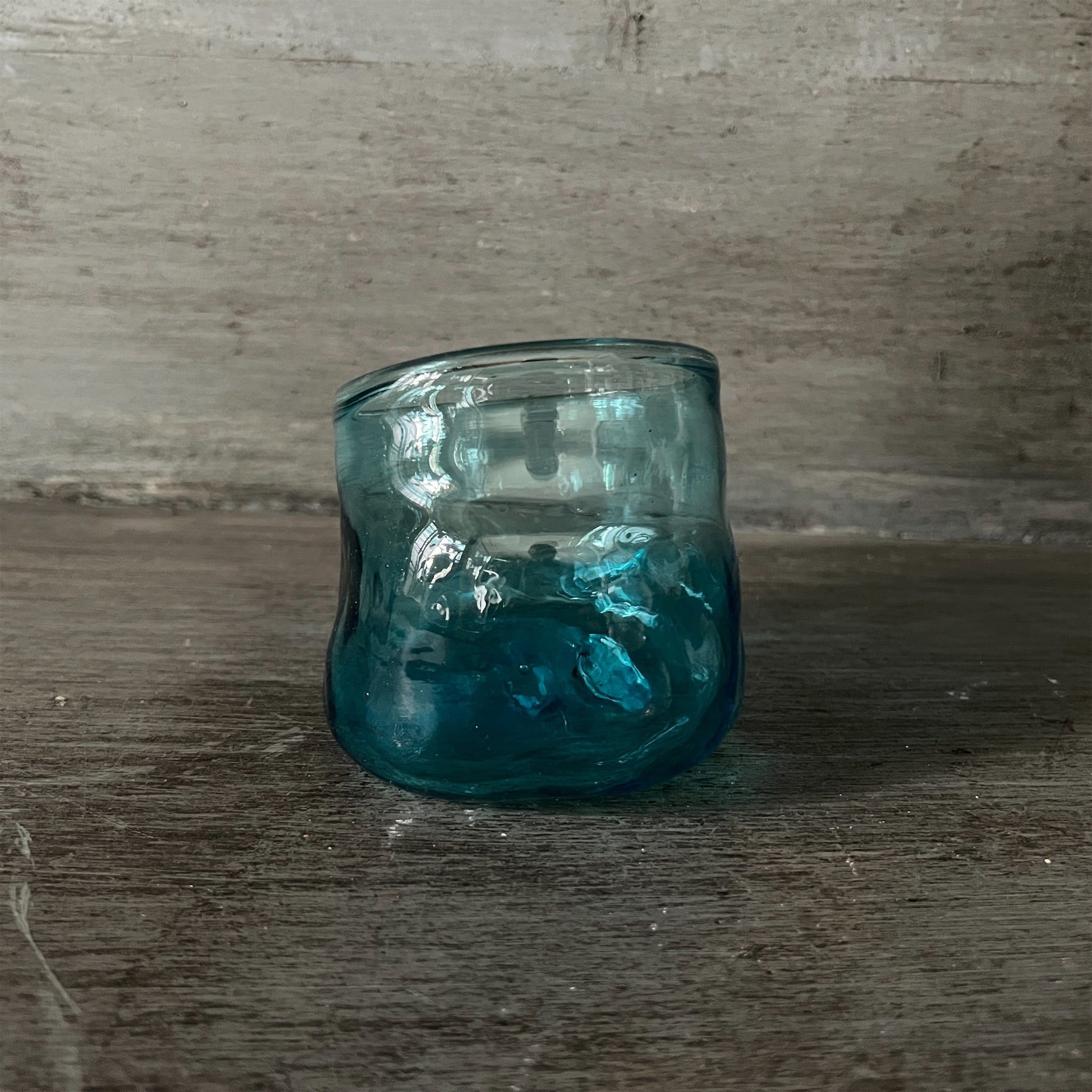 【La Soufflerie】グラス Rock Glass Turquoise