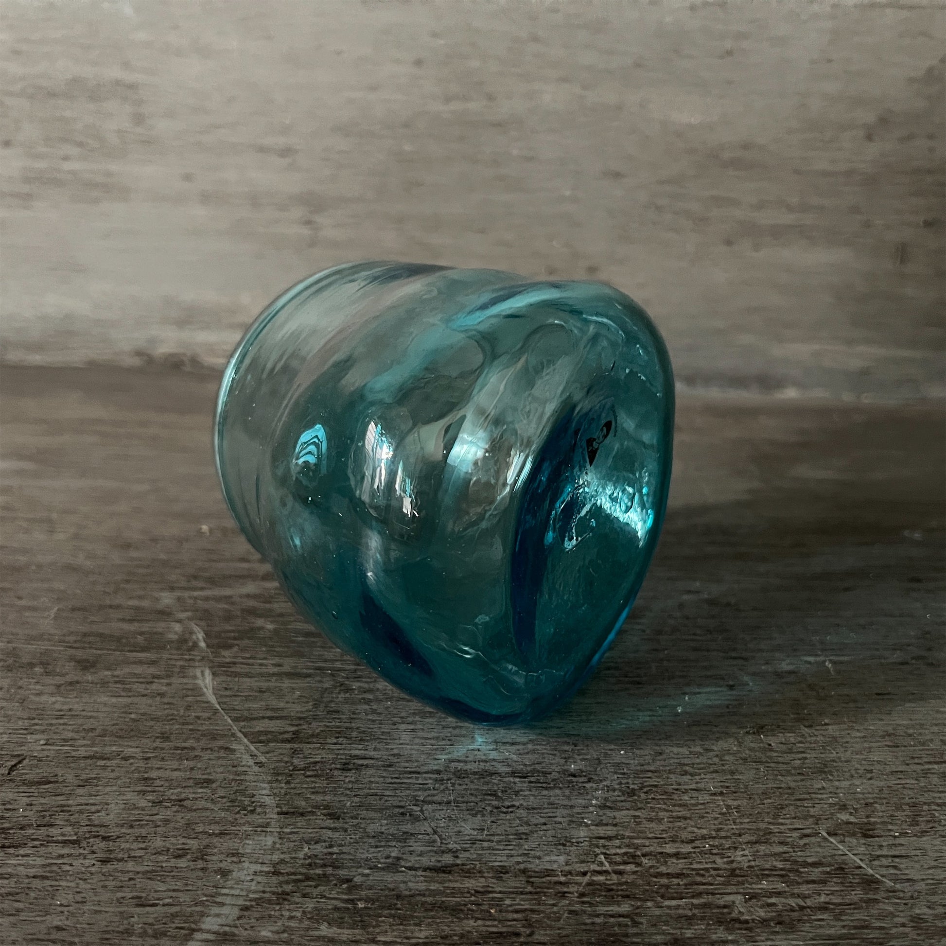 【La Soufflerie】グラス Rock Glass Turquoise