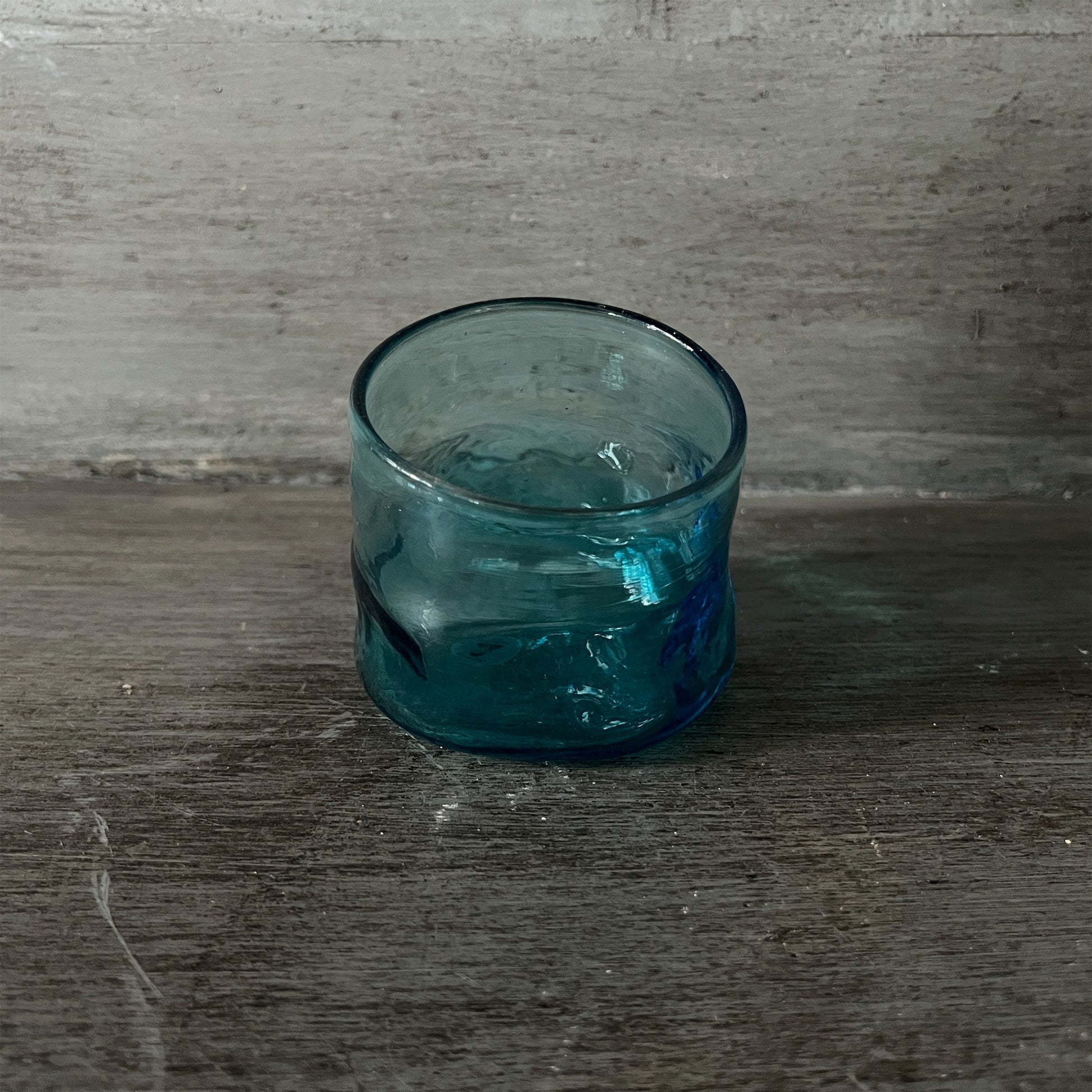 【La Soufflerie】グラス Rock Glass Turquoise