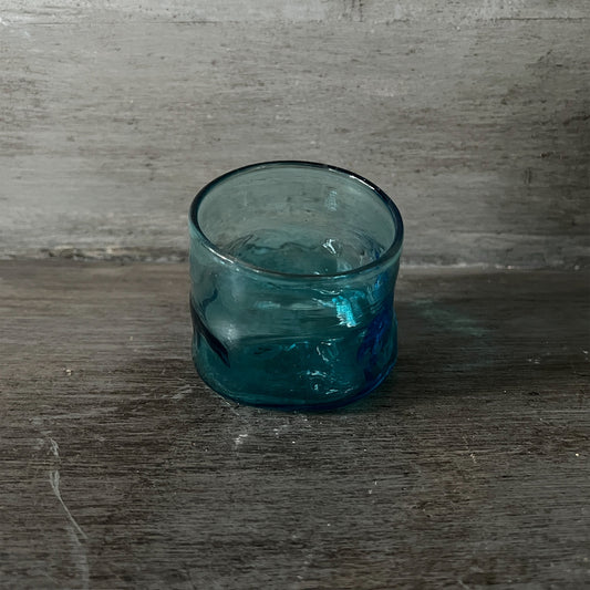 【La Soufflerie】グラス Rock Glass Turquoise