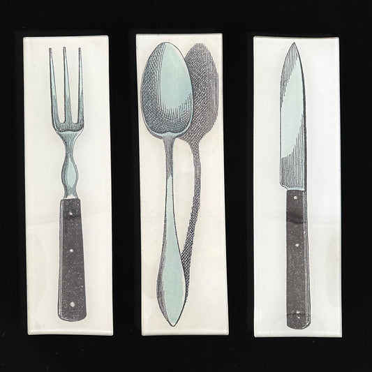 【JOHN DERIAN】デコパージュプレート Fork
