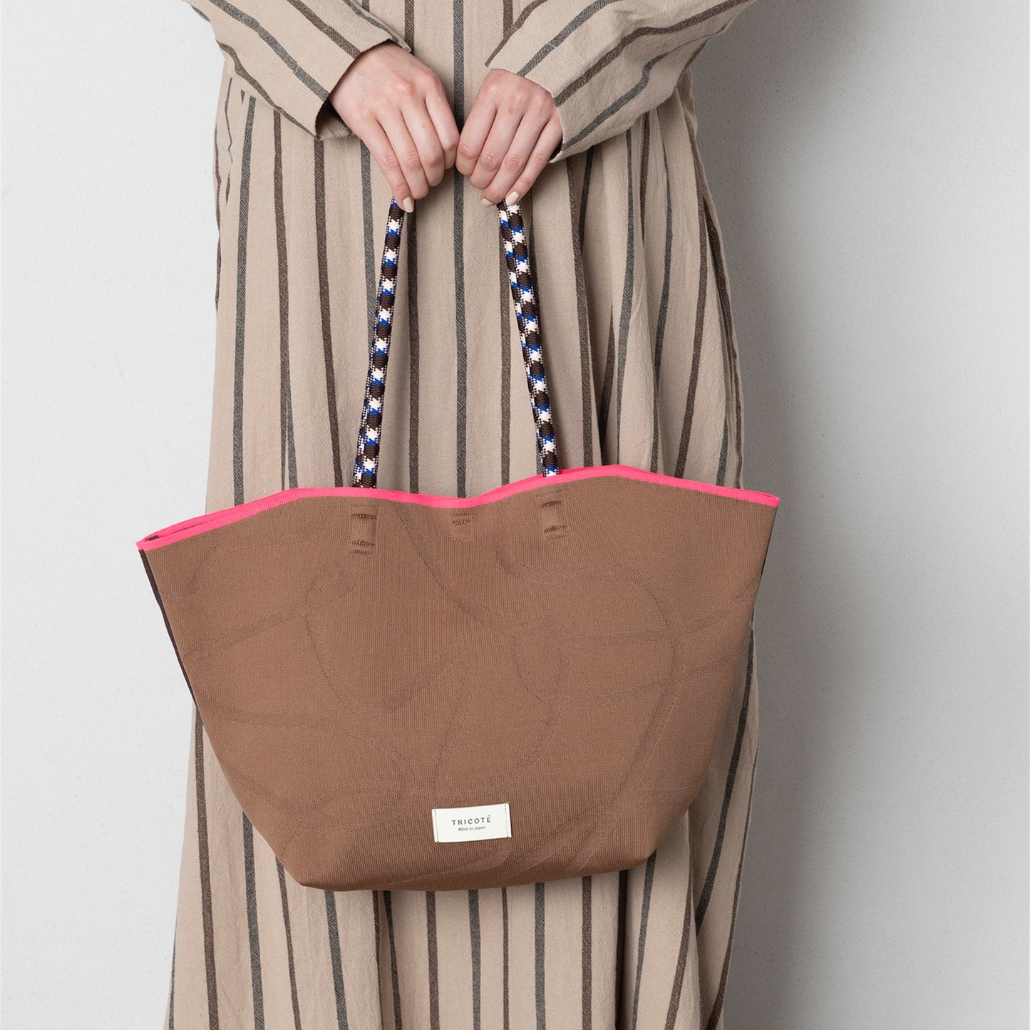 【TRICOTE】BUMPY LINK TOTE BAG