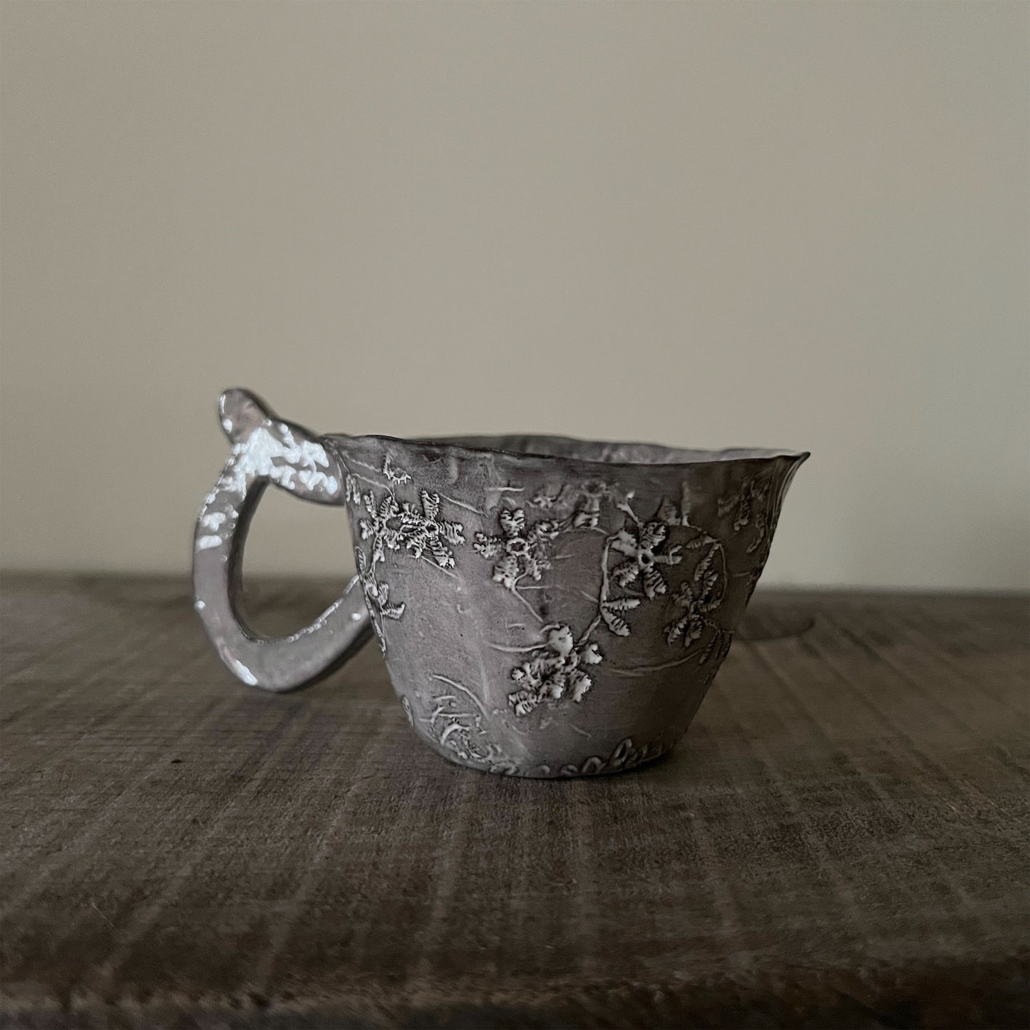 【 Valerie Casado】ティーカップ C-Tasse a The_Noir-2