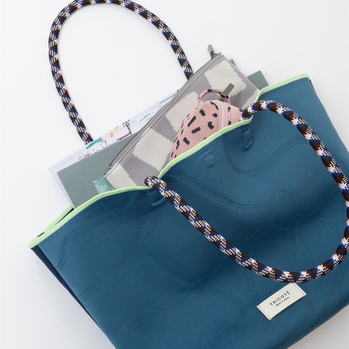 【TRICOTE】BUMPY LINK TOTE BAG