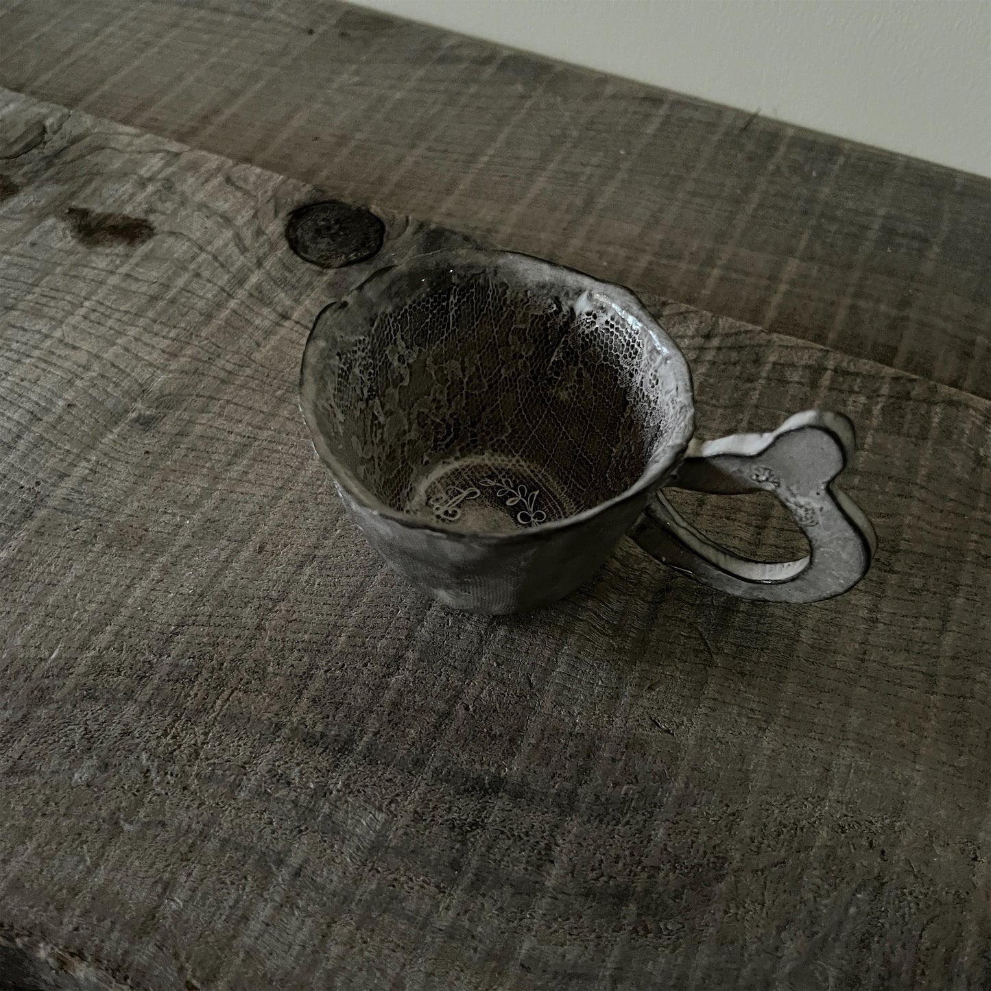 【 Valerie Casado】ティーカップ C-Tasse a The_Noir-4