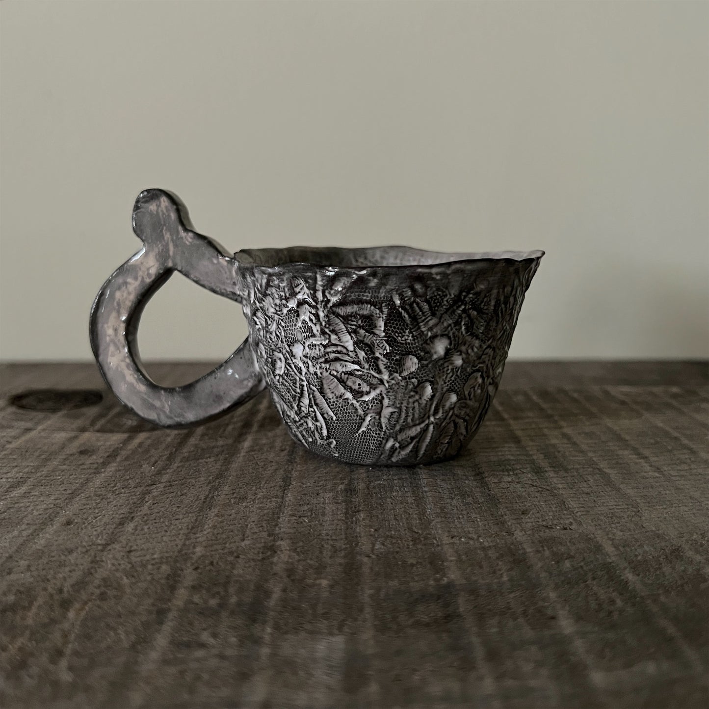 【 Valerie Casado】ティーカップ C-Tasse a The_Noir-4