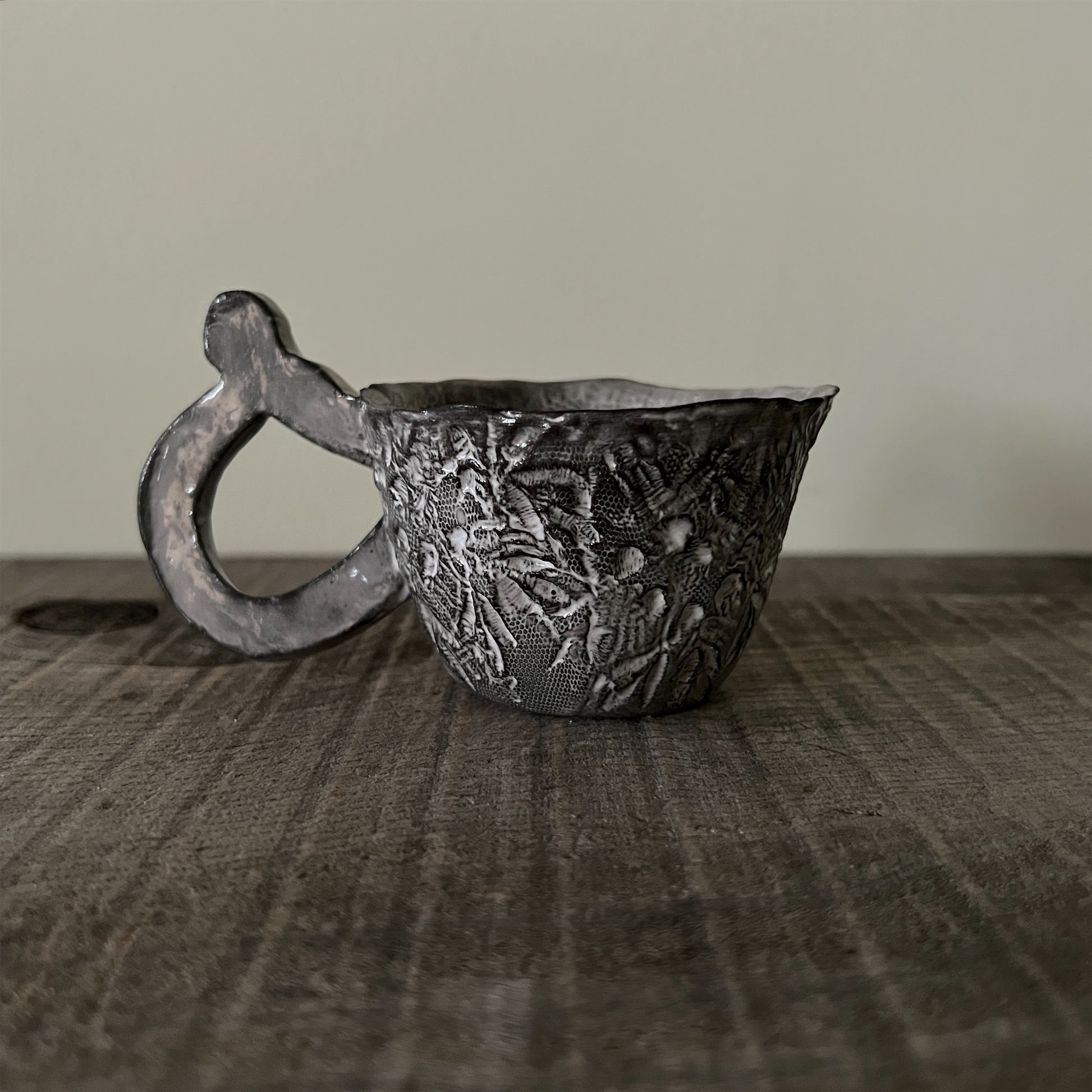 【 Valerie Casado】ティーカップ C-Tasse a The_Noir-4