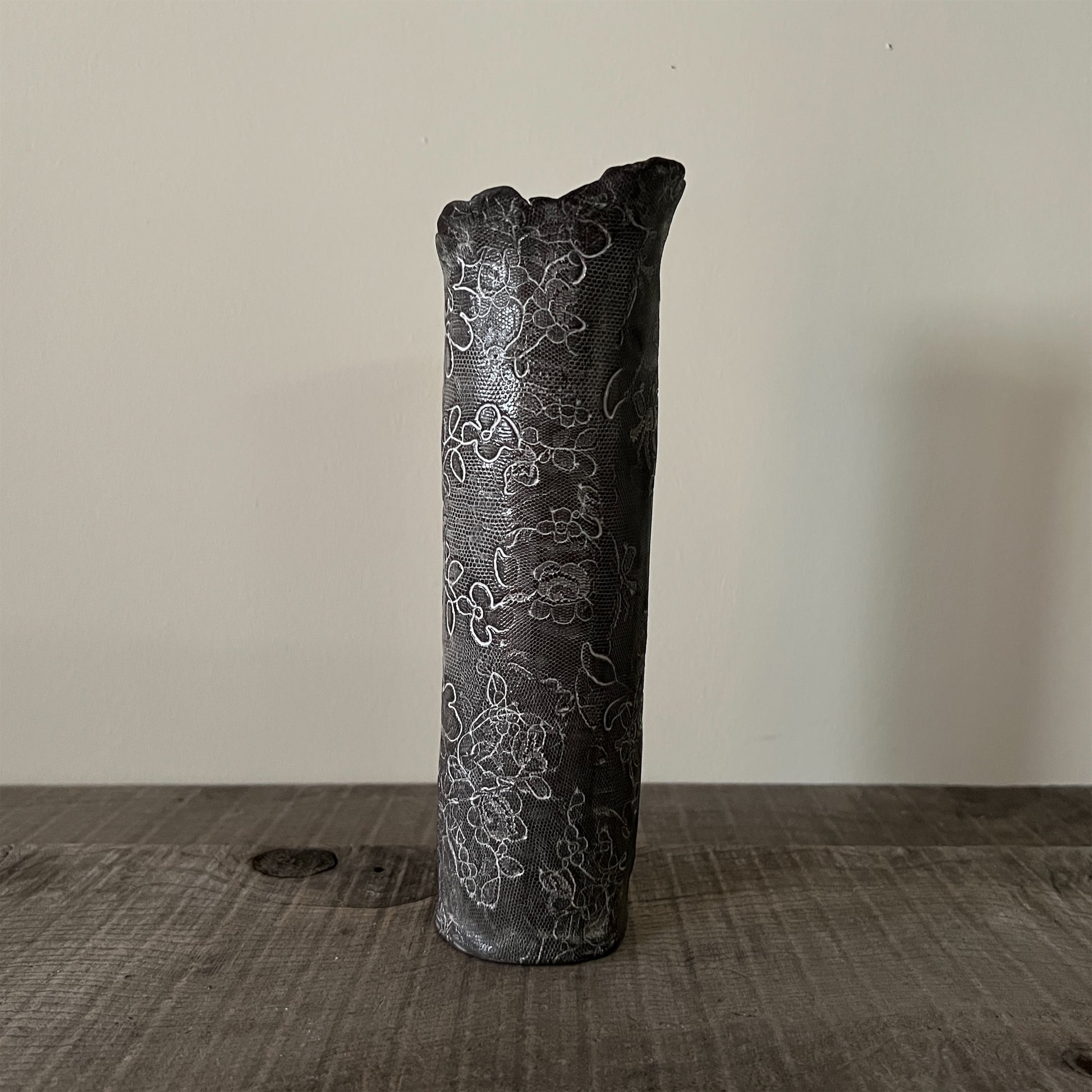 【 Valerie Casado】フラワーベース Vases Tubes Petit_Noir-1